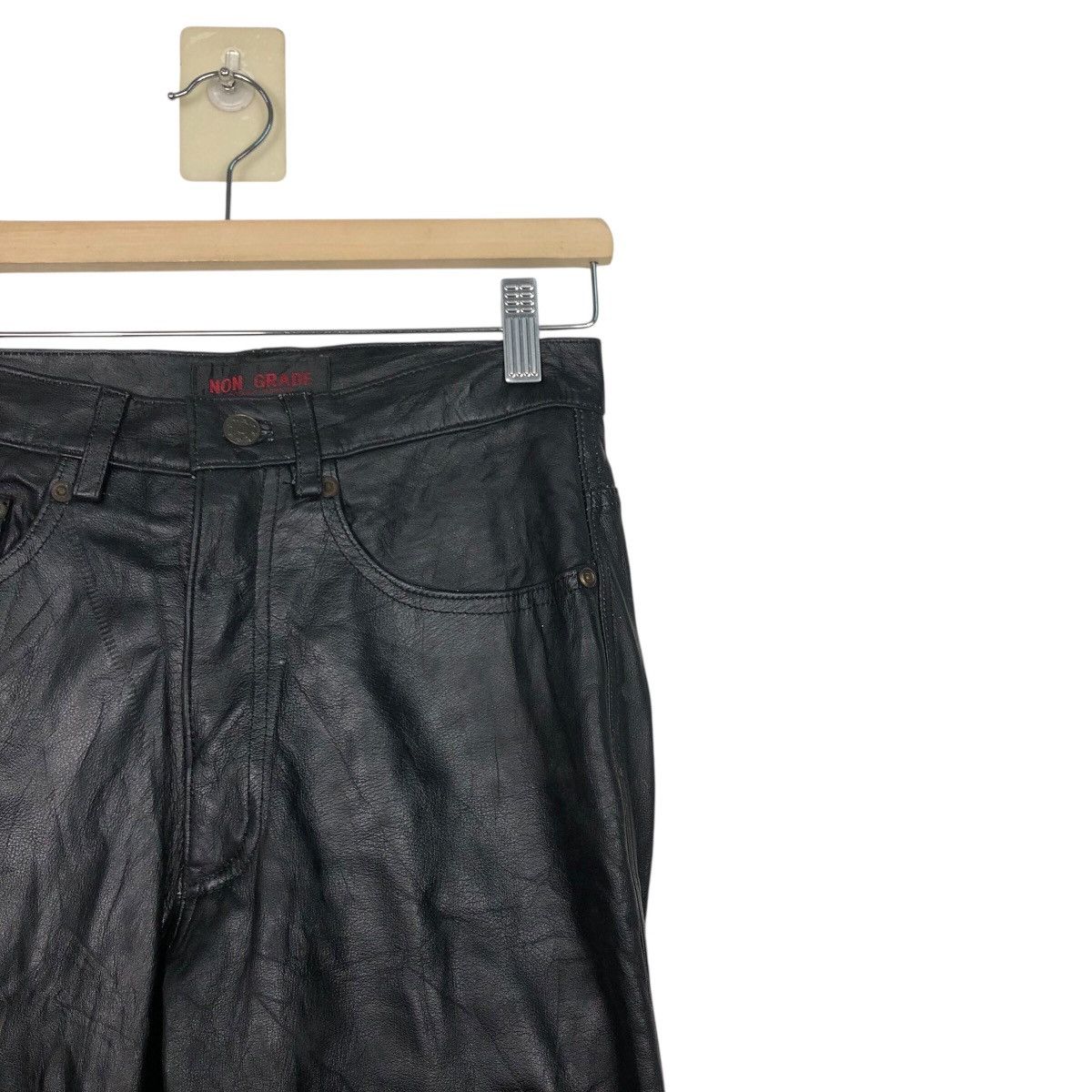 Hysteric Glamour 📌Vintage Racing Leather Pants Non Grade Cosmic Power Size US 26 / EU 42 - 7 Thumbnail