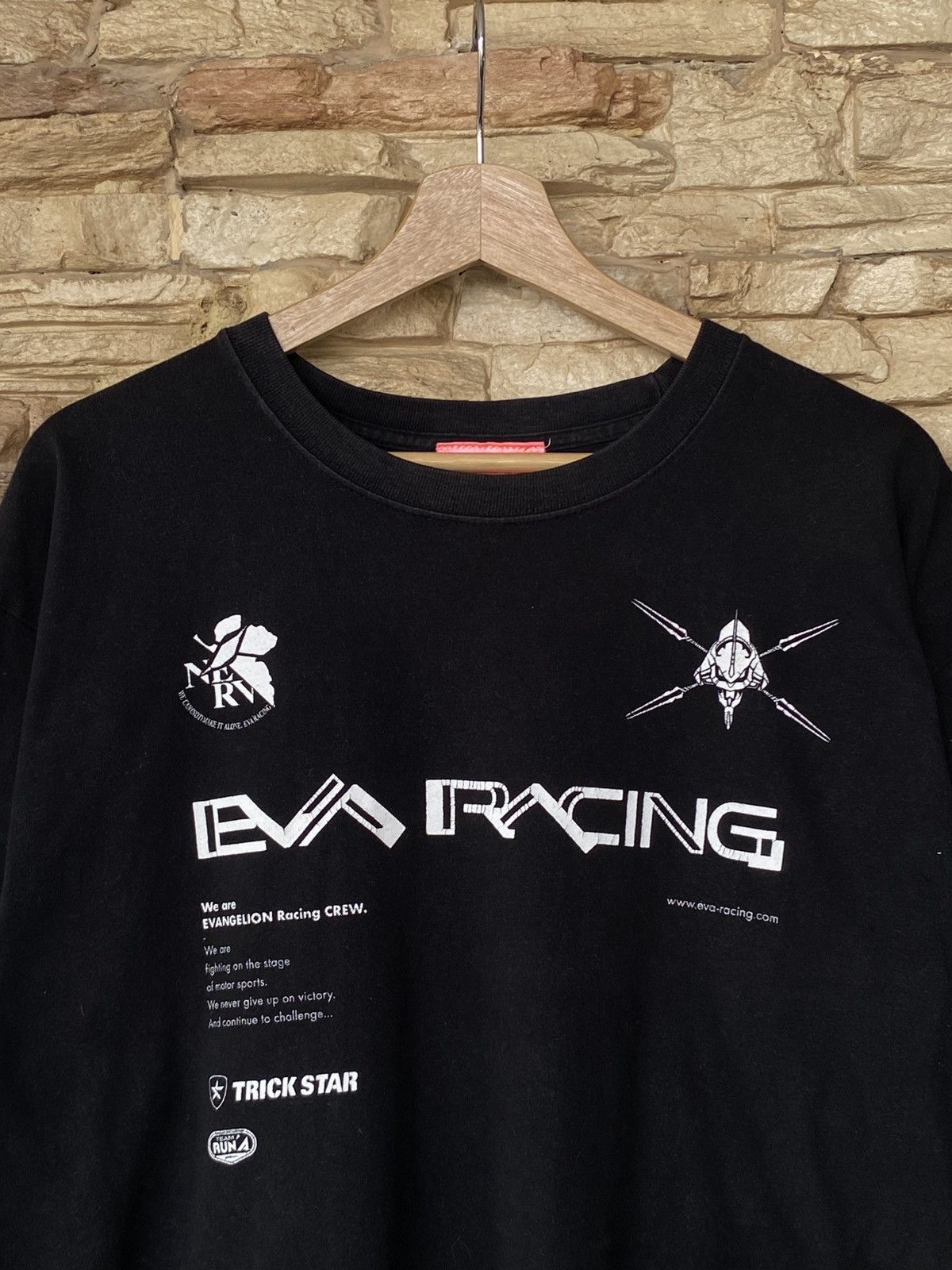 Anime Evangelion Eva Racing Crew Neon Genesis Anime Tees Size US XL / EU 56 / 4 - 2 Thumbnail