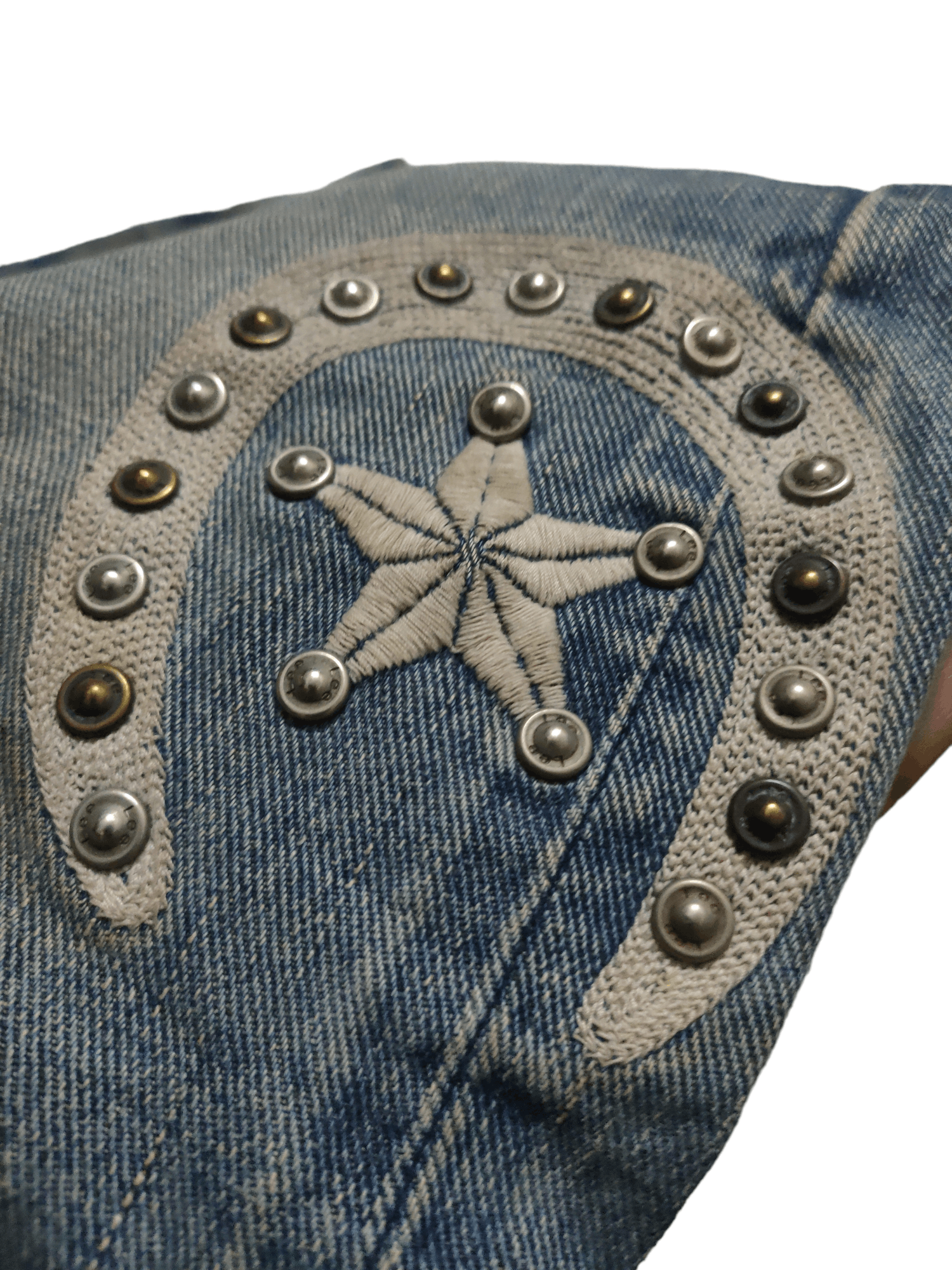 Lee × Vintage Vintage LEE Riders Selvage x Patch x Distressed Size US 32 / EU 48 - 9 Thumbnail