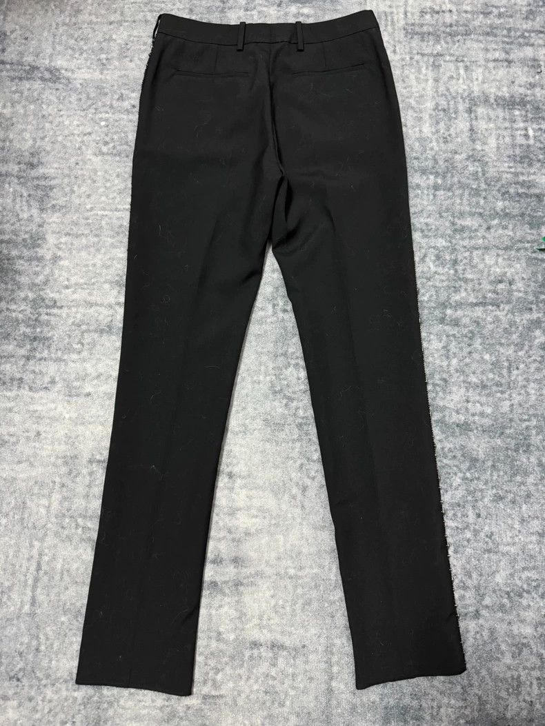 Saint Laurent Paris 19ss wool side sequined rhombus studde