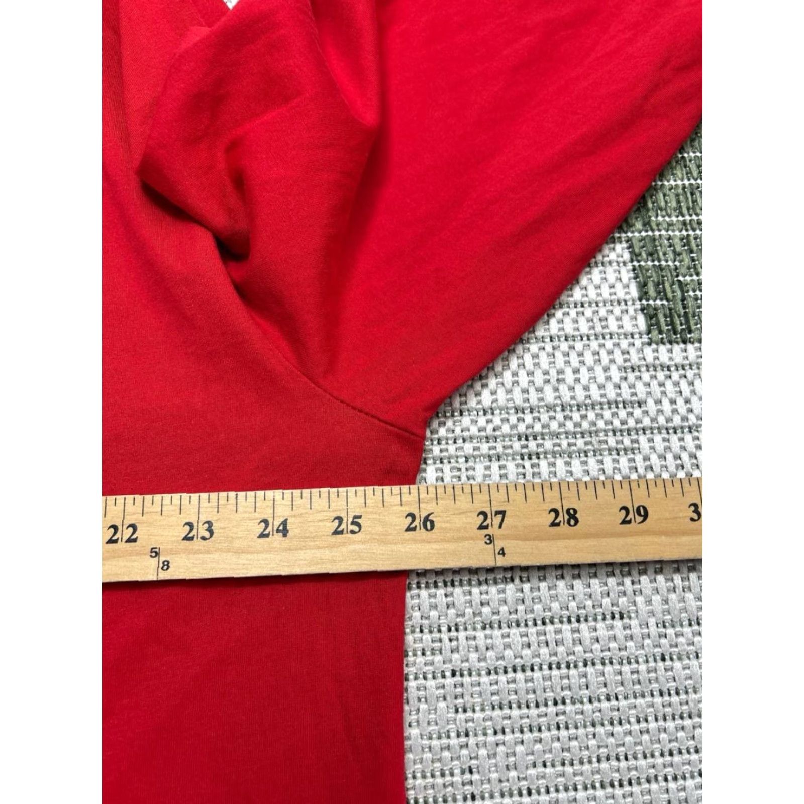 Polo Ralph Lauren Polo Ralph Lauren T Shirt Men XL Red Cotton Classic Fit Pony Rib Knit Athleisure Size US XL / EU 56 / 4 - 7 Thumbnail
