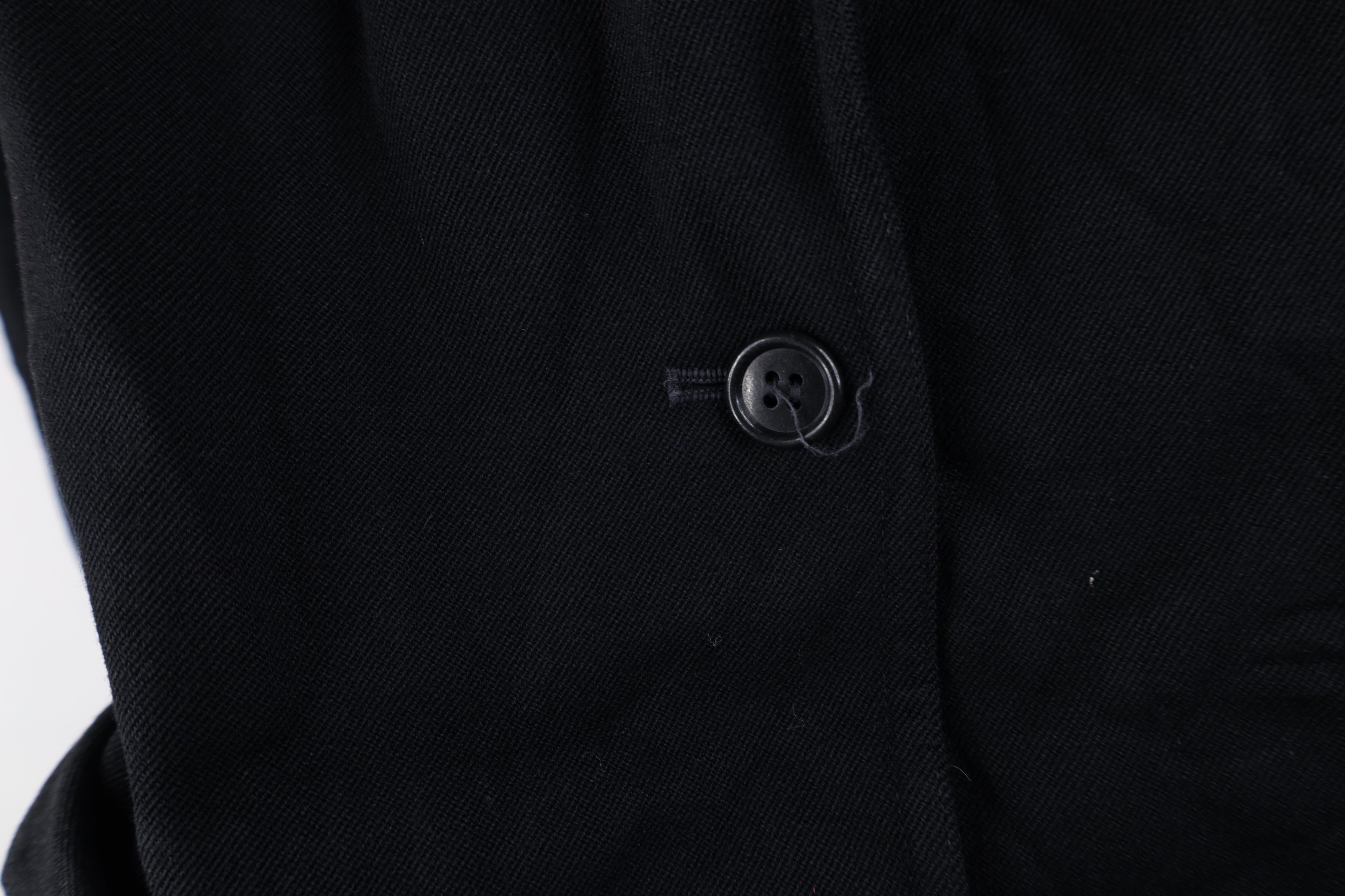 Vintage Vintage 70s Streetwear Wool Suit Coat Blazer Jacket Black Size XL / US 12-14 / IT 48-50 - 7 Thumbnail