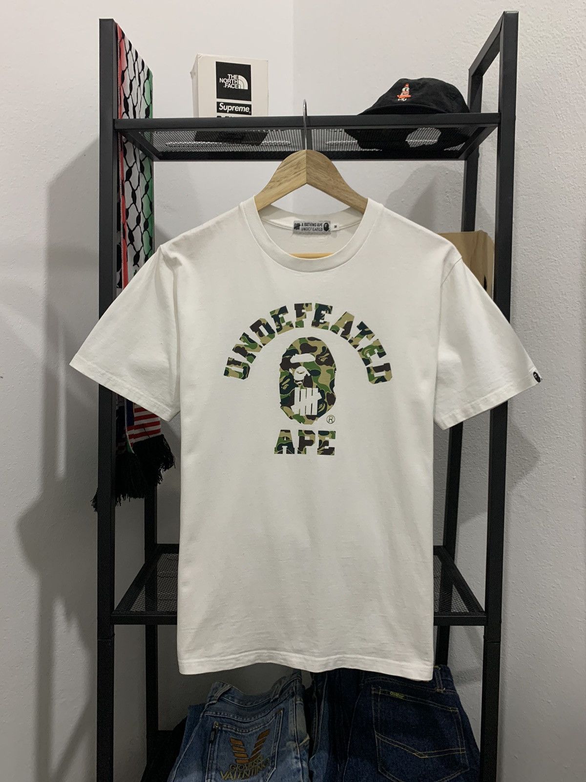 Bape Bape x undefeated College Tee Grailed