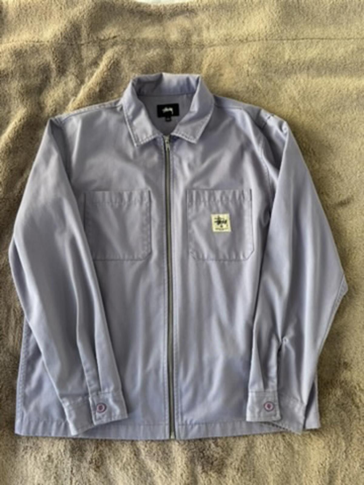 Stussy Stussy Men's Light Purple Zip-Up Jacket Size Large Size US L / EU 52-54 / 3 - 1 Thumbnail