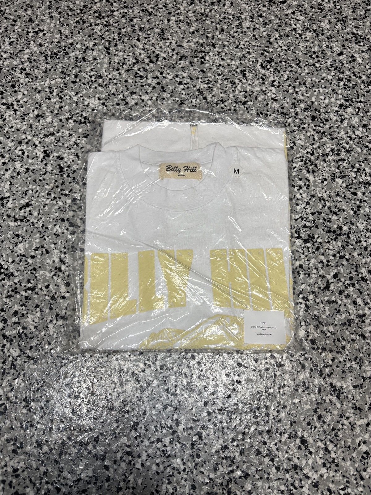 Billy Hill 2022 Billy Hill White/Gold “Auto Asylum” T-Shirt Size M Size US M / EU 48-50 / 2 - 4 Thumbnail