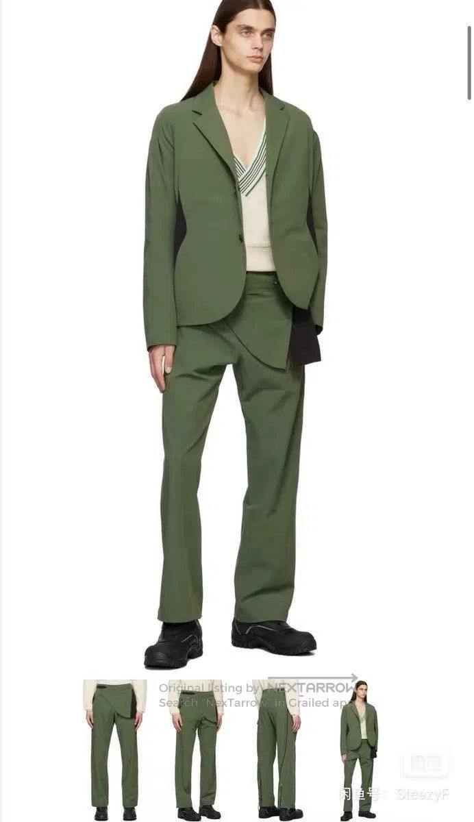 Kiko Kostadinov Kiko Kostadinov Army green pants, Riri zipper Size US 30 / EU 46 - 7 Thumbnail
