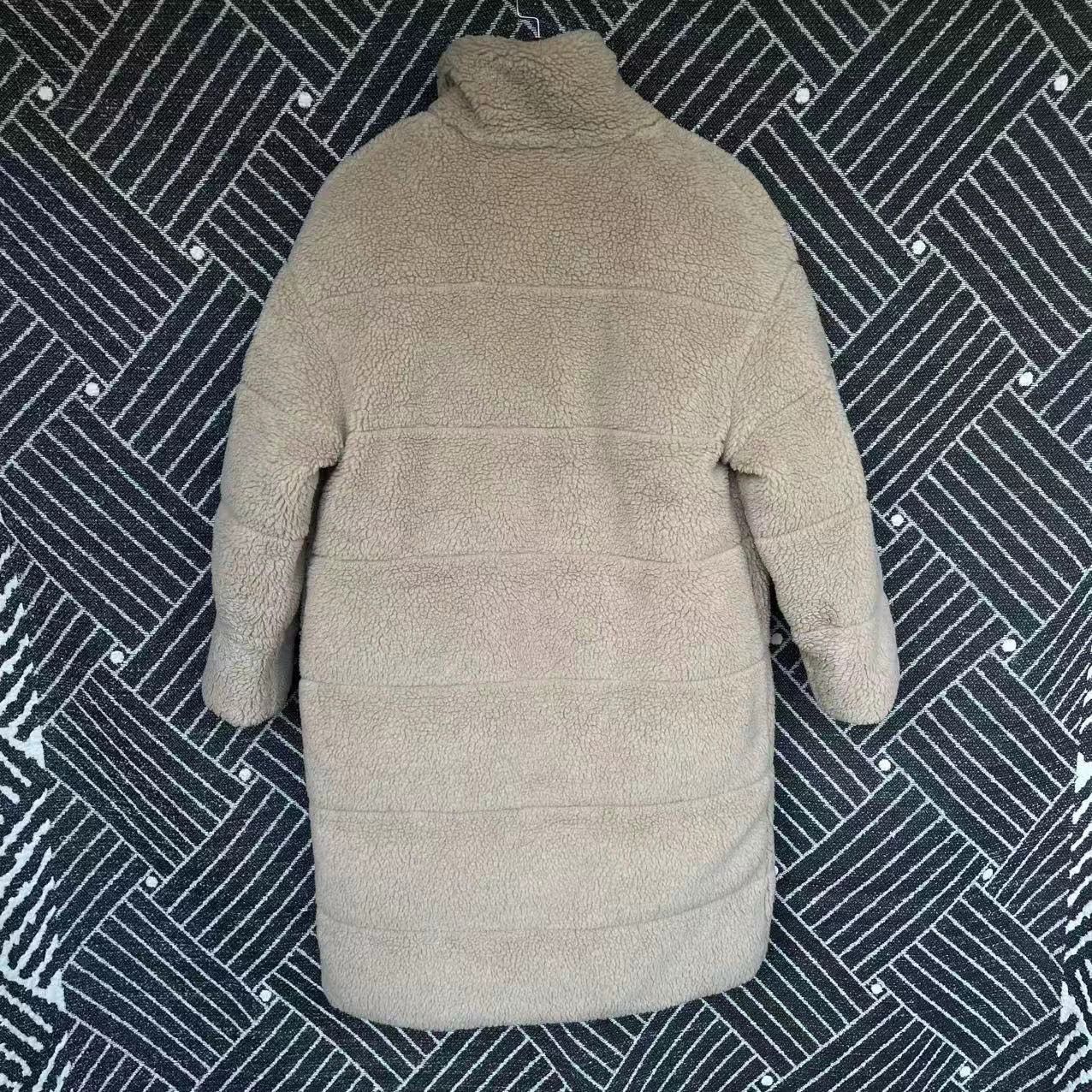 Moncler Moncler Khaki Double Face Teddy Fleece Wmns Coat 0 98N Size XS / US 0-2 / IT 36-38 - 2 Thumbnail