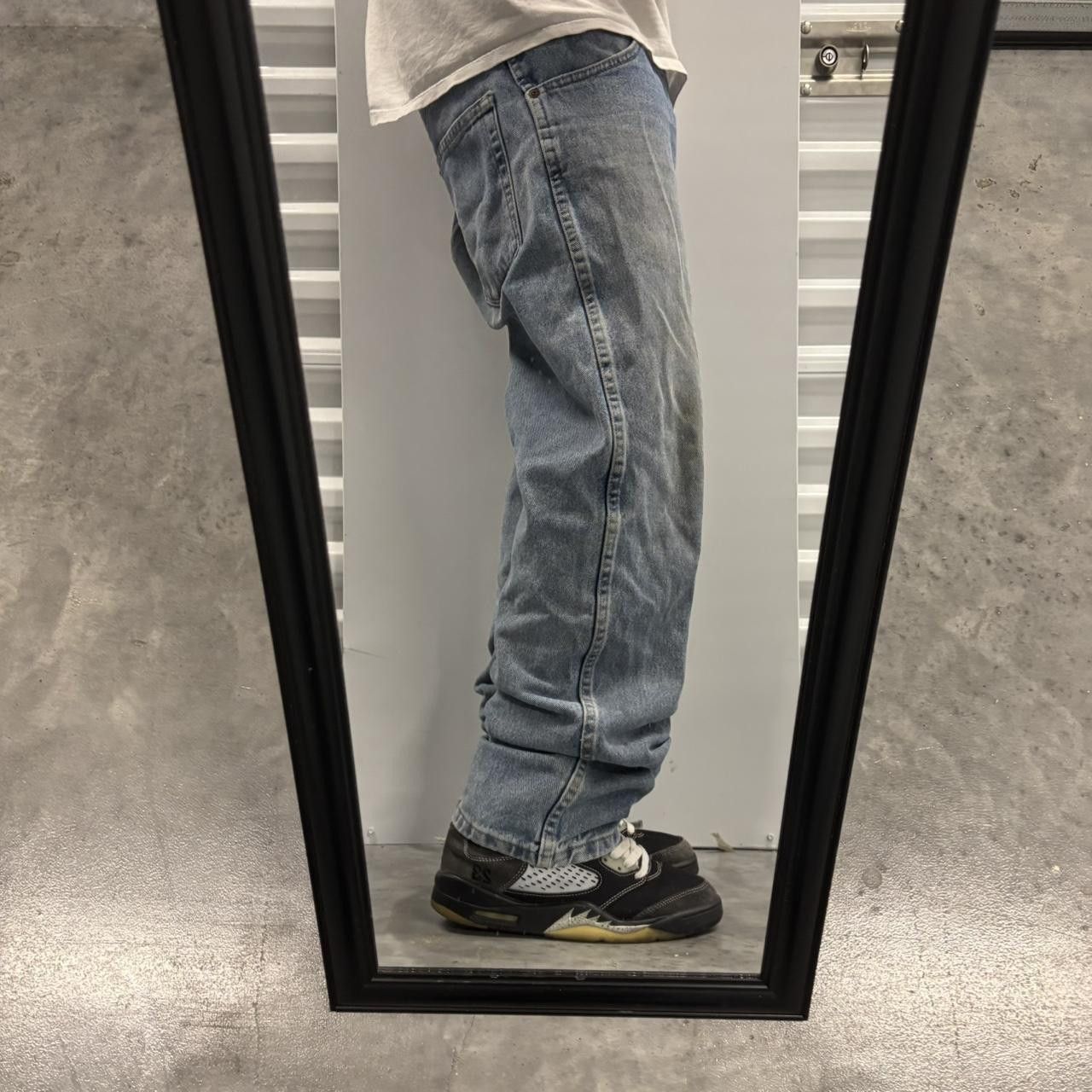 Japanese Brand × Vintage Crazy Vintage Y2K/2000s Grunge Medium Wash Essential Denim Jeans! Size US 32 / EU 48 - 2 Thumbnail