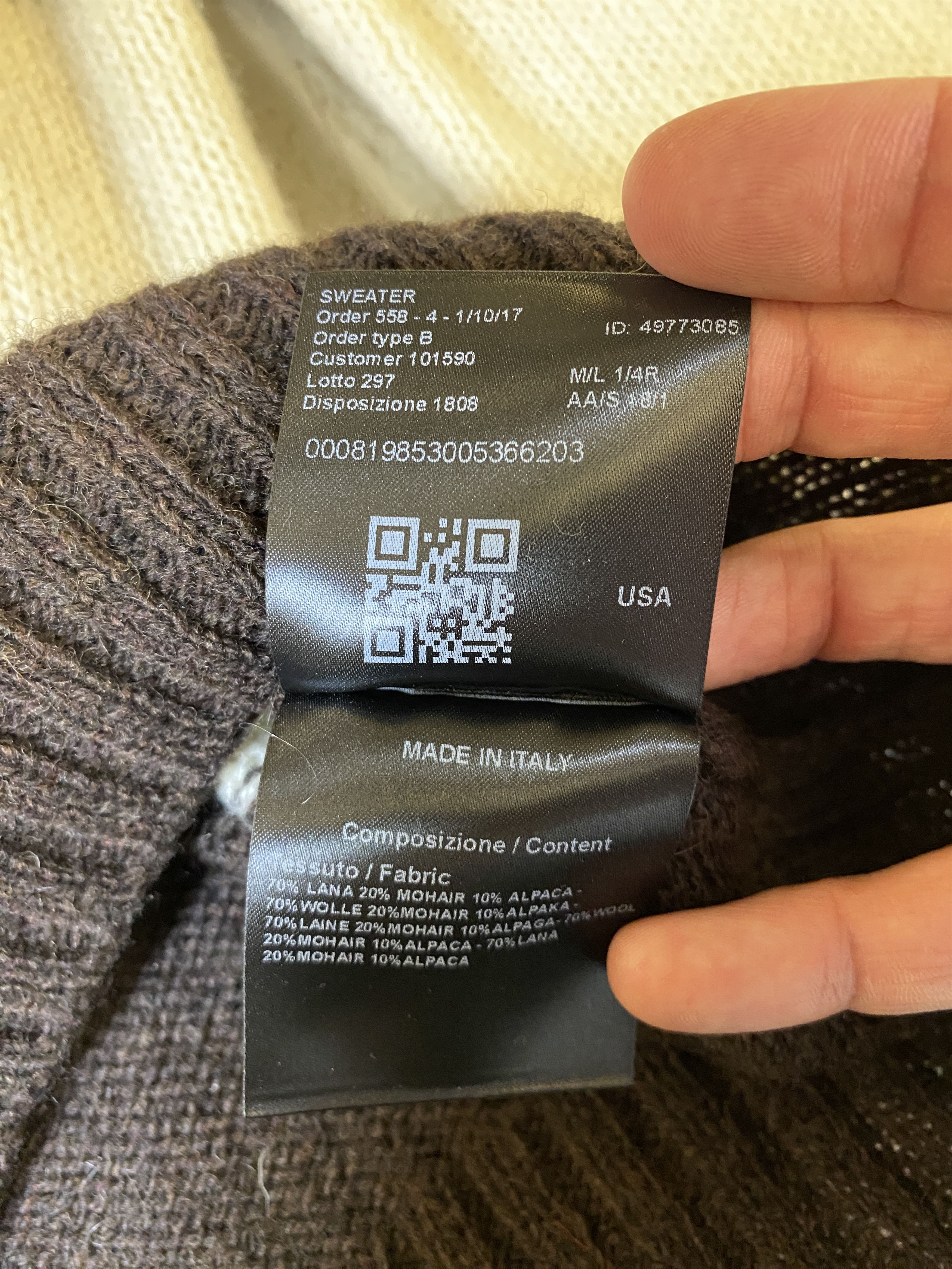 Calvin Klein 205W39NYC NWT CALVIN KLEIN 205W39NYC X RAF SIMONS STRIPE SWEATER Size US S / EU 44-46 / 1 - 9 Thumbnail