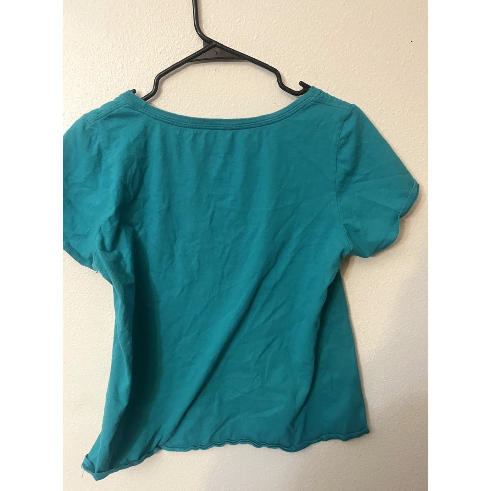 Nike VINTAGE Nike Women’s T-Shirt Large Blue Activewear Casual Womens Size L / US 10 / IT 46 - 3 Thumbnail