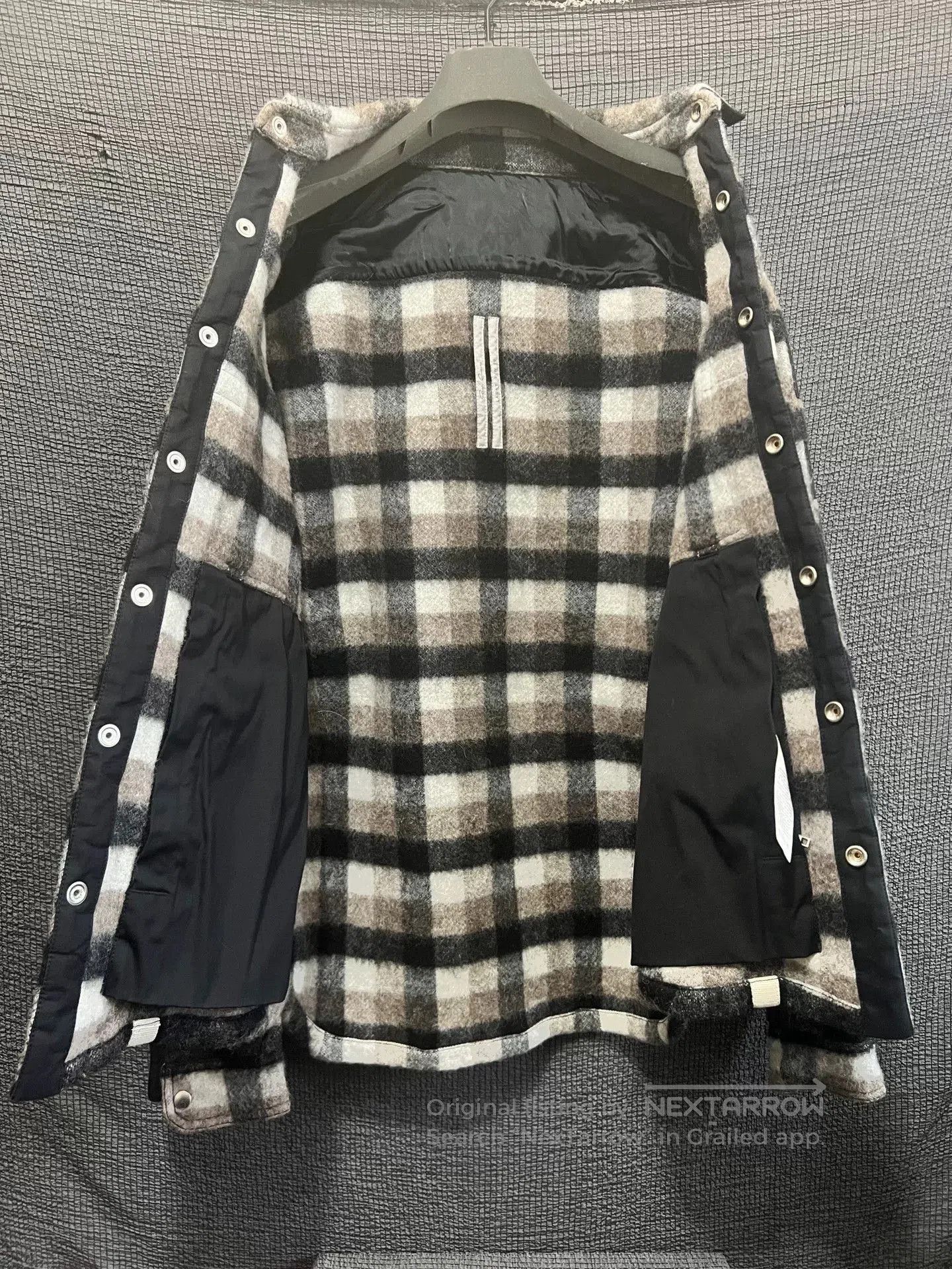 Rick Owens Rick Owens Larry Season Wool Check Jacket. Size US M / EU 48-50 / 2 - 7 Thumbnail