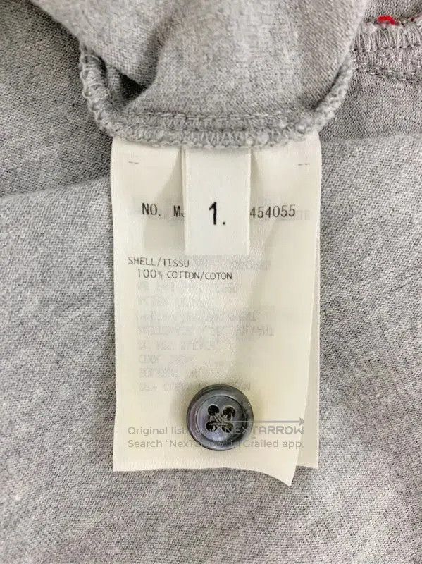 Thom Browne Thom Browne Gray Cotton Short Sleeve T-Shirt . Size US S / EU 44-46 / 1 - 7 Thumbnail