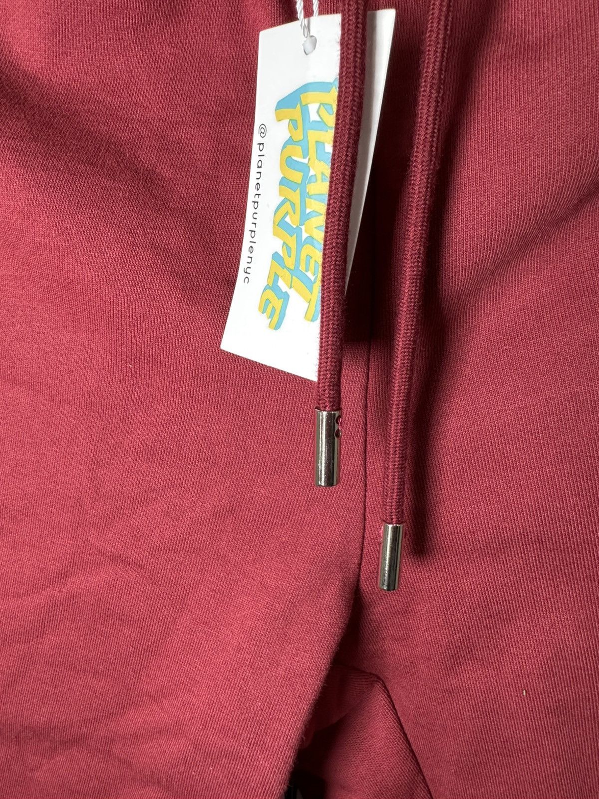 Other Planet Purple Stacked Logo Sweatpants Medium Red Size US 32 / EU 48 - 4 Thumbnail