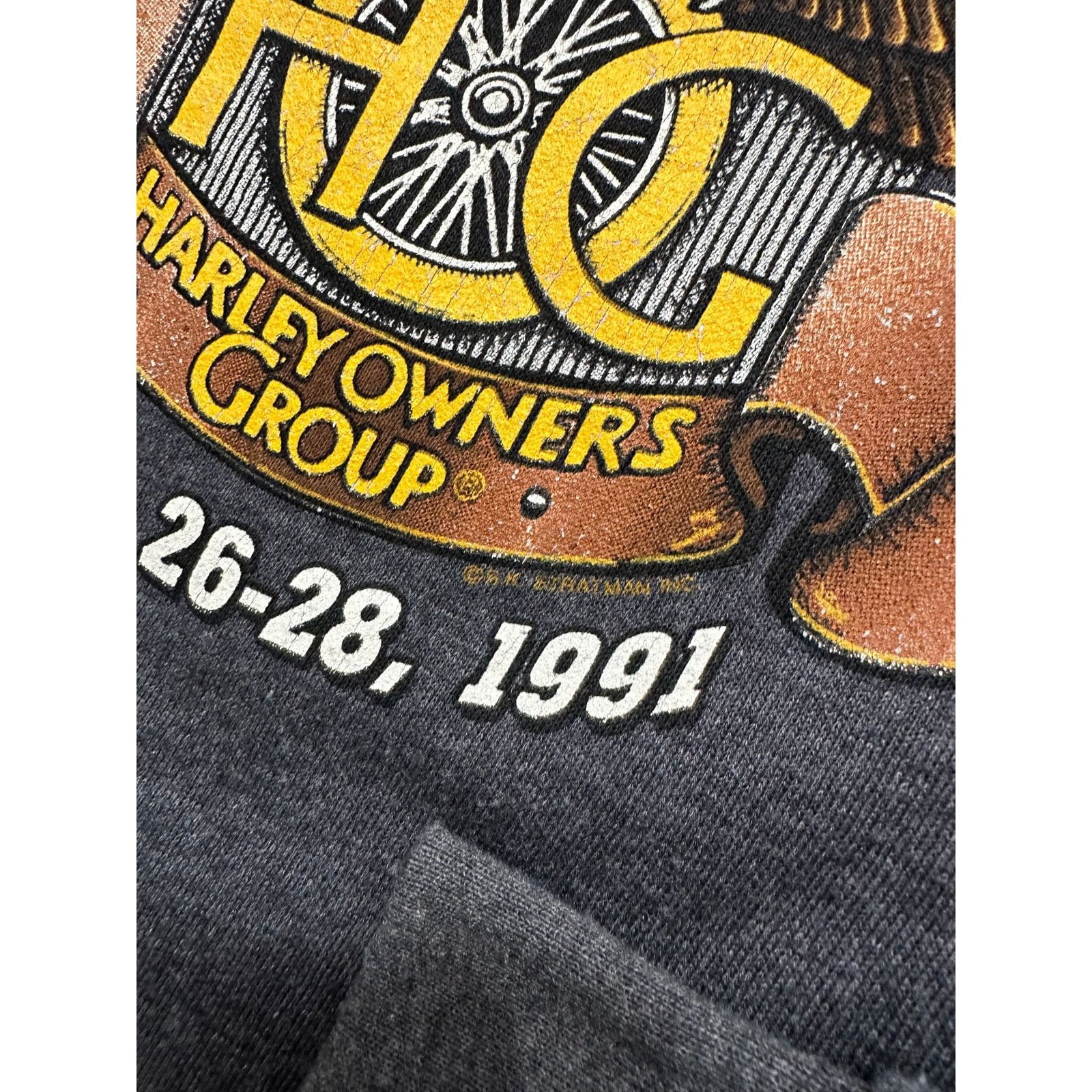 Harley Davidson × Vintage Vintage Harley Davidson Sweatshirt XL Chopper Grunge Biker Size US XL / EU 56 / 4 - 5 Thumbnail