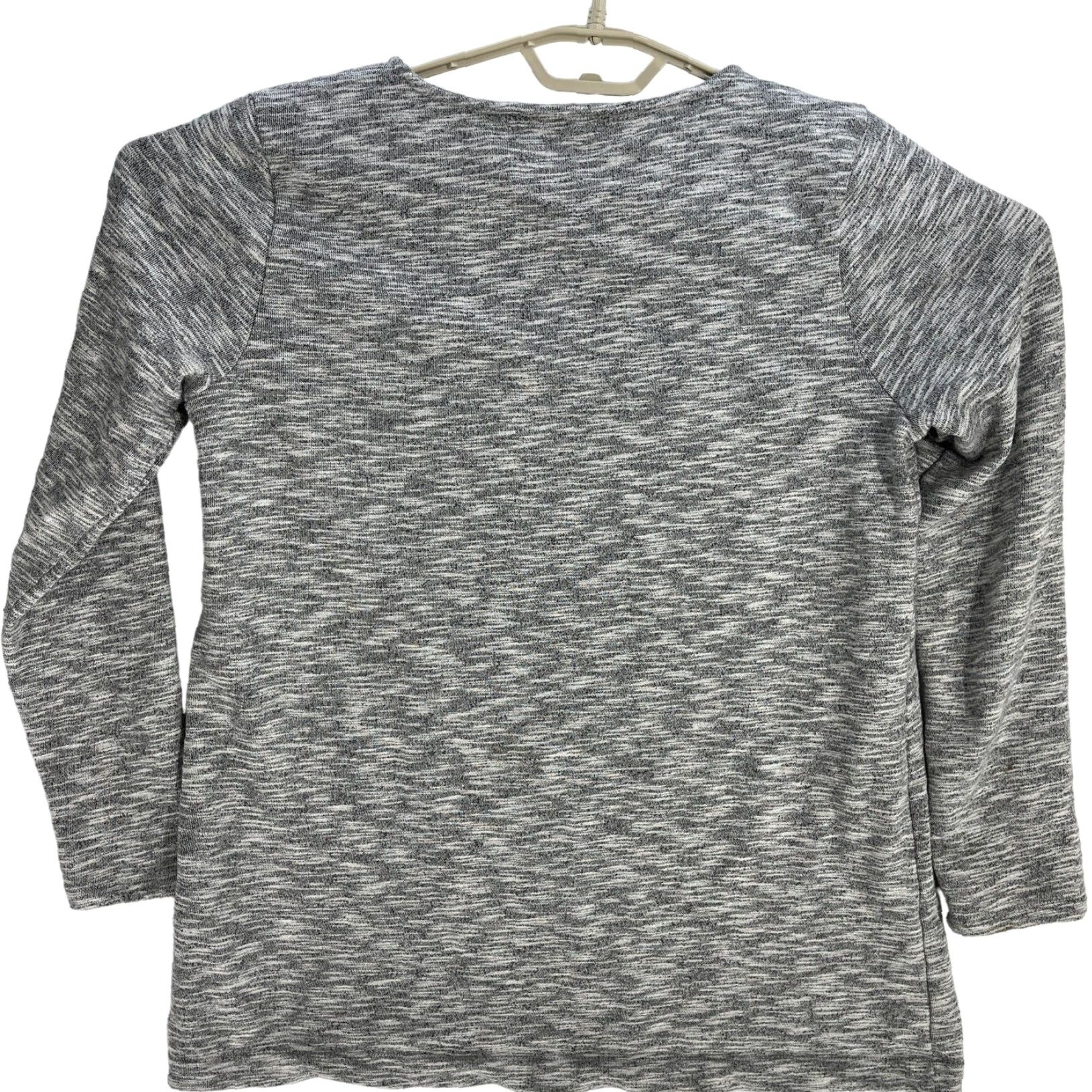 J.Crew J. Crew Mercantile Tunic Top Womens Size M Gray Cotton Blend Pullover Long Sleeve Casual Round Neck Solid Preppy Classic Size M / US 6-8 / IT 42-44 - 2 Thumbnail