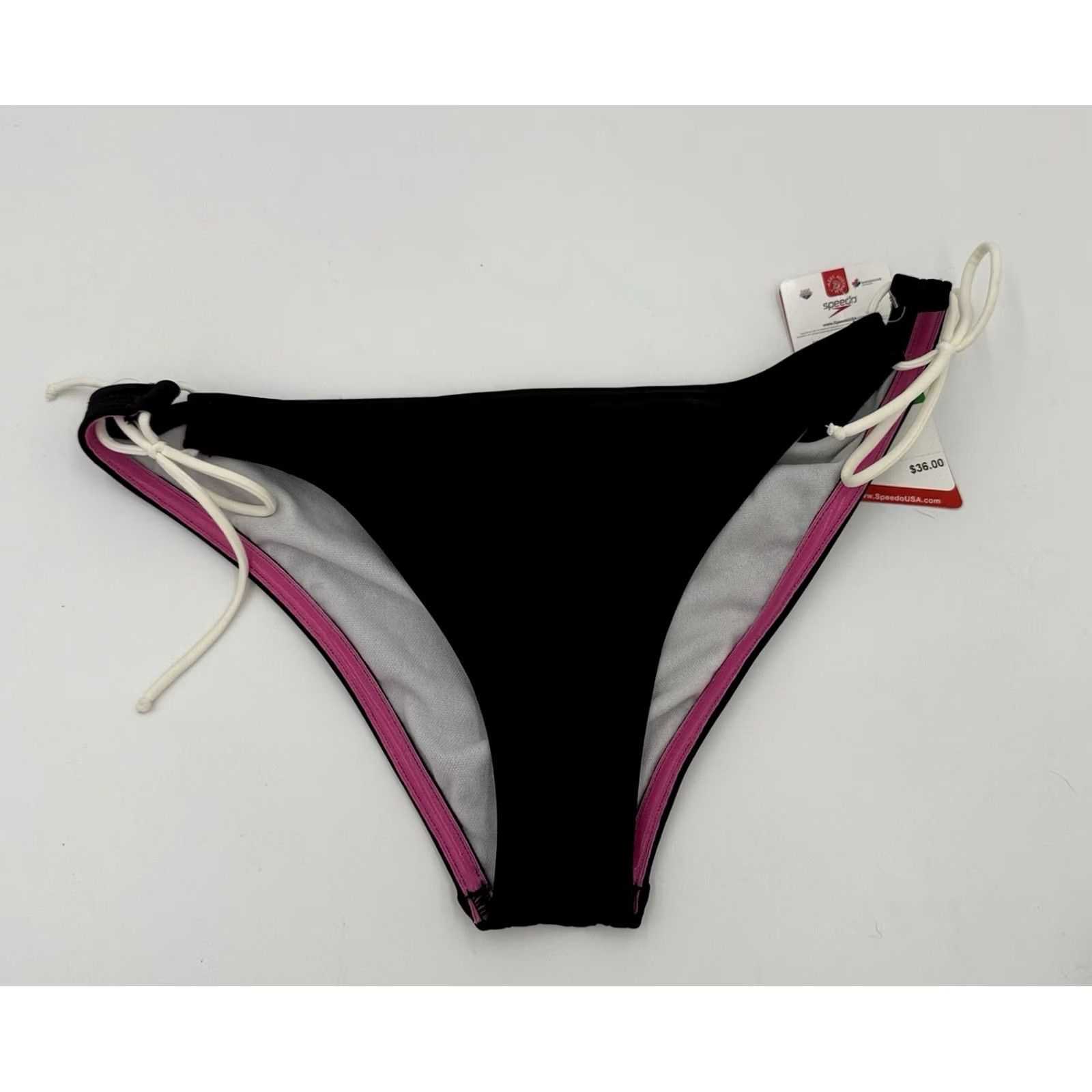 Speedo Speedo Bikini Bottom Women Black L New With Tags Size Large Size 36" / US 14 / IT 50 - 2 Thumbnail