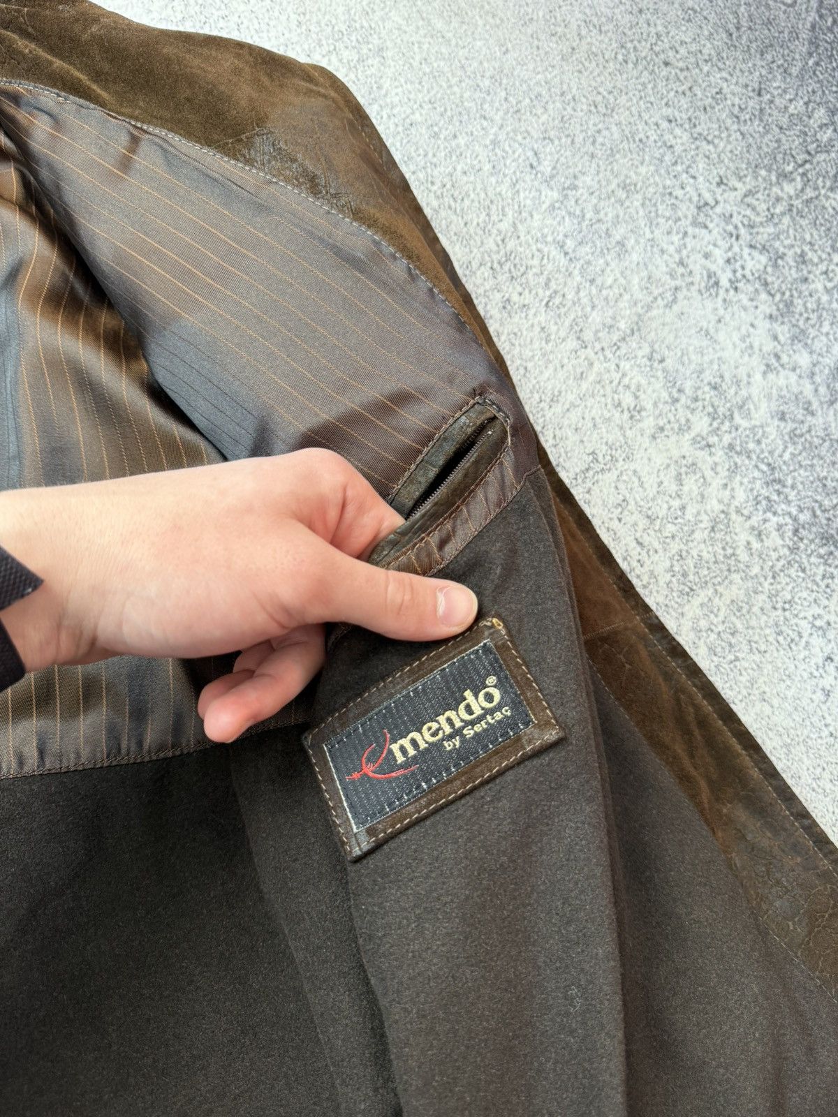 Leather Vintage Cowboy Avant Garde Y2K Brown Crazy Leather Jacket Size US L / EU 52-54 / 3 - 18 Thumbnail