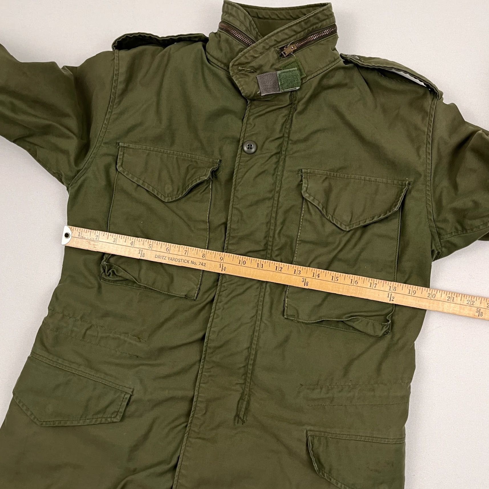 Alpha Industries VTG Alpha Industries OG-107 Cold Weather Jacket Mens M Olive Green Military Coat Jacket Size US M / EU 48-50 / 2 - 5 Thumbnail