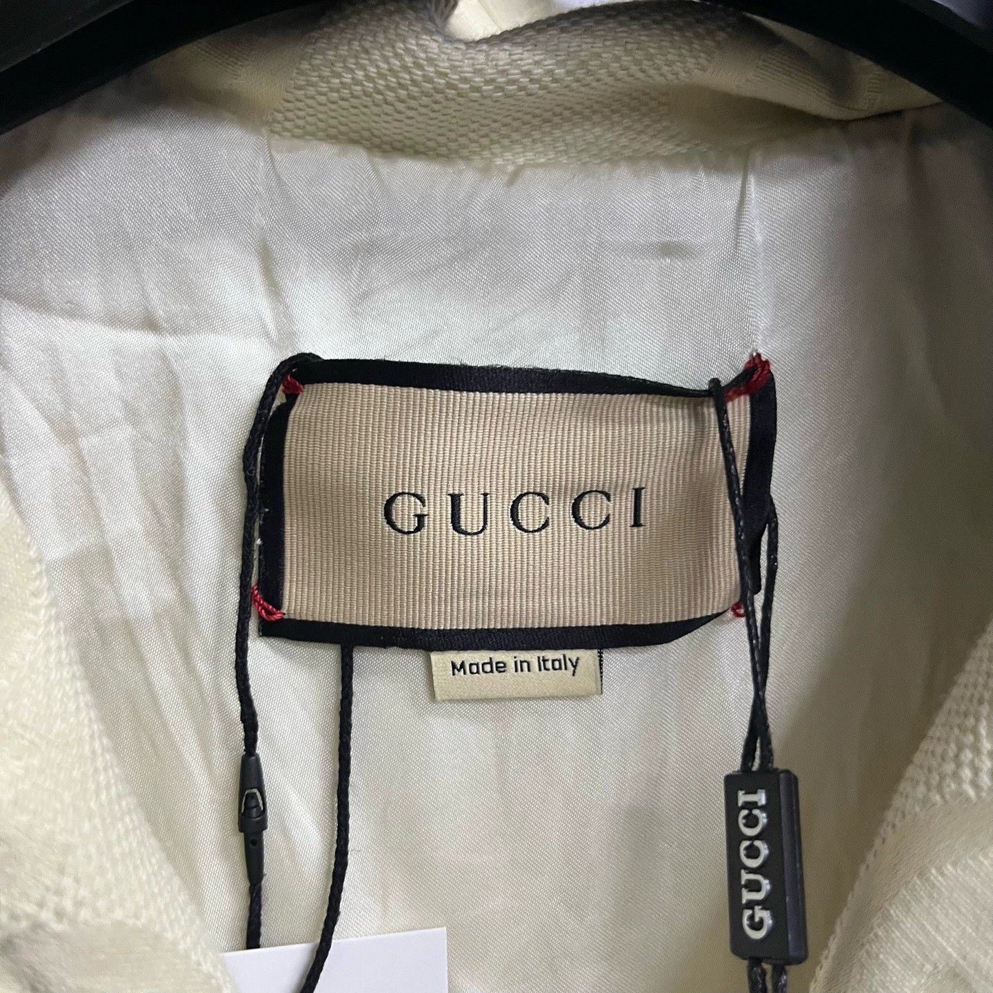 Gucci gucci white logo hooded jacket size 40 Size US XXS / EU 40 - 4 Thumbnail