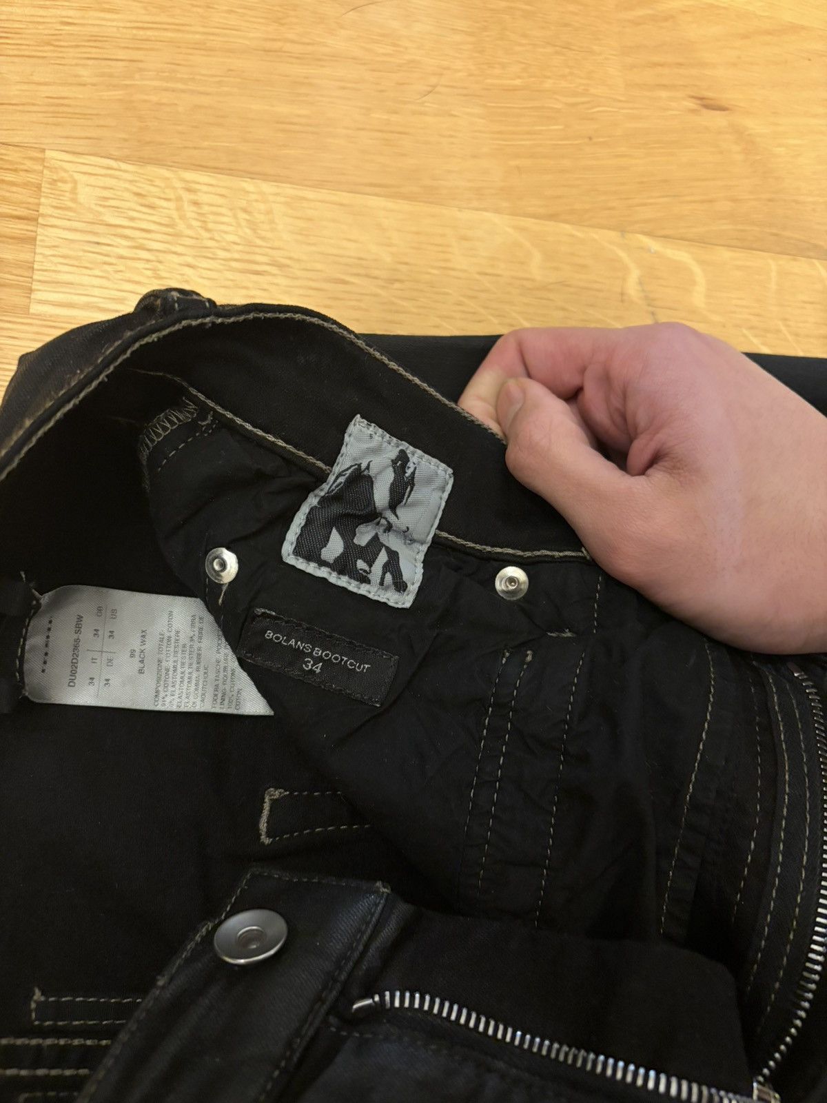 Rick Owens Drkshdw Rick Owens DRKSHDW Bolan Bootcut Jeans Size US 34 / EU 50 - 3 Thumbnail