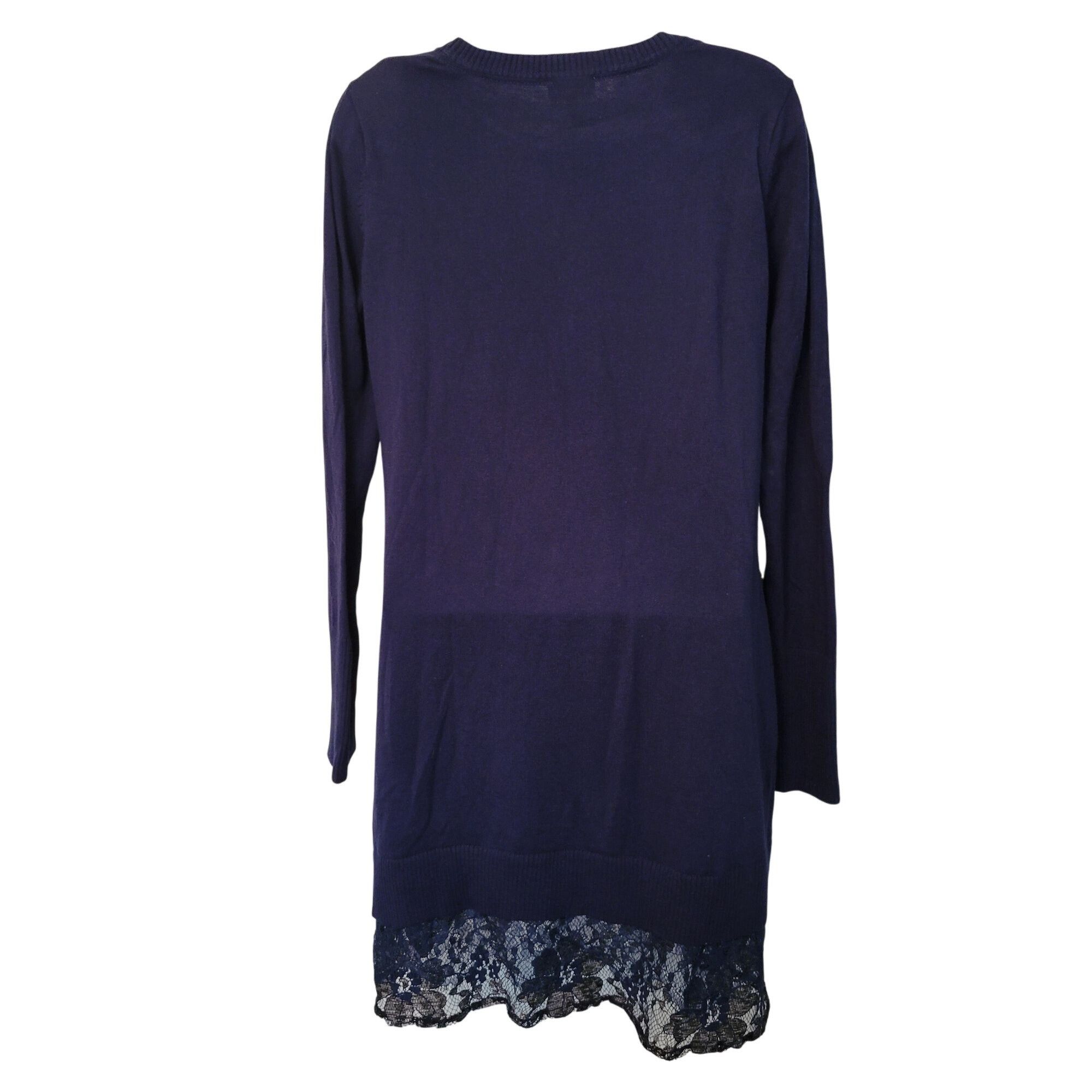 Other LOGO Lori Goldstein S Blue Long Sleeve Tunic Sweater Top Lac Size S / US 4 / IT 40 - 3 Thumbnail