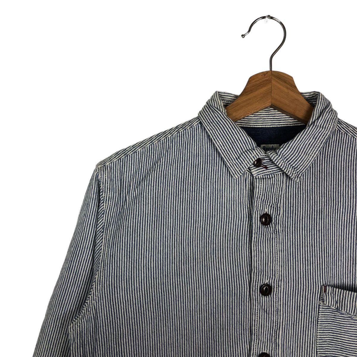 Japanese Brand 🔥90’s HIKORY CHORE JACKET READYNOF WORK INSPIRE KAPITAL Size US M / EU 48-50 / 2 - 7 Thumbnail