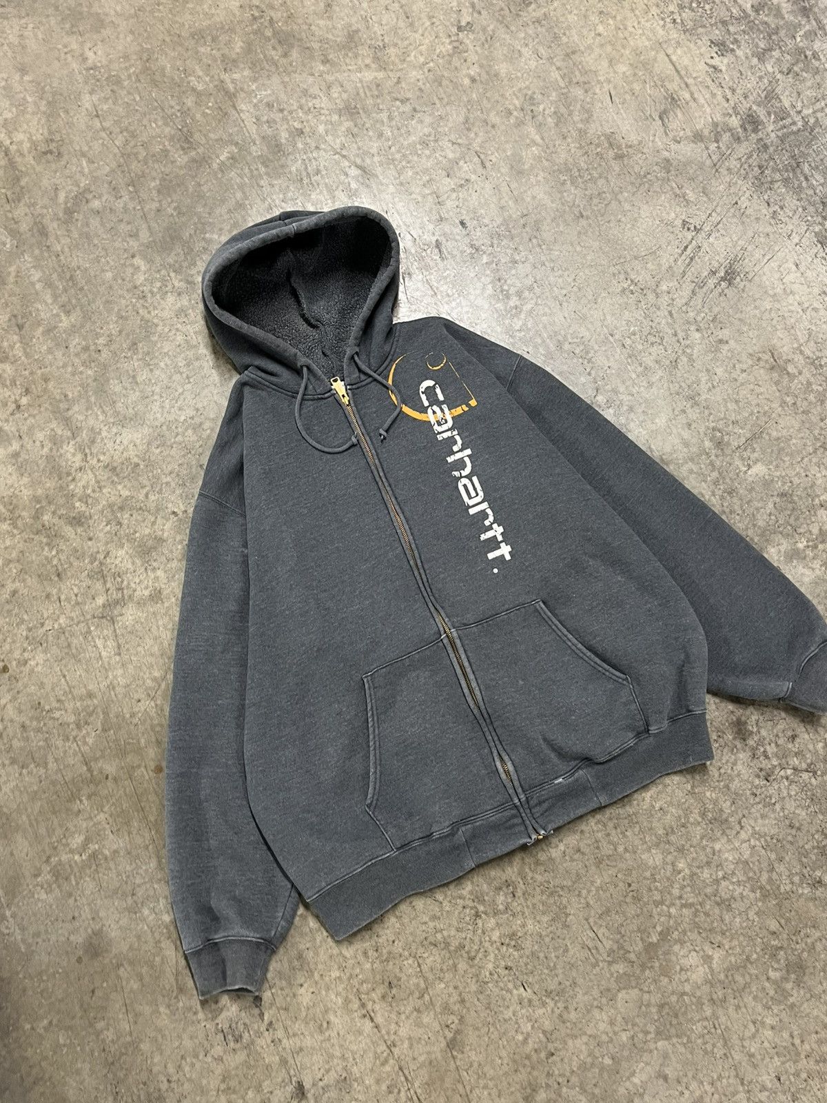 Carhartt × Vintage Carhartt vintage zip up hoodie streetwear hype rare boxy Size US XXL / EU 58 / 5 - 4 Thumbnail