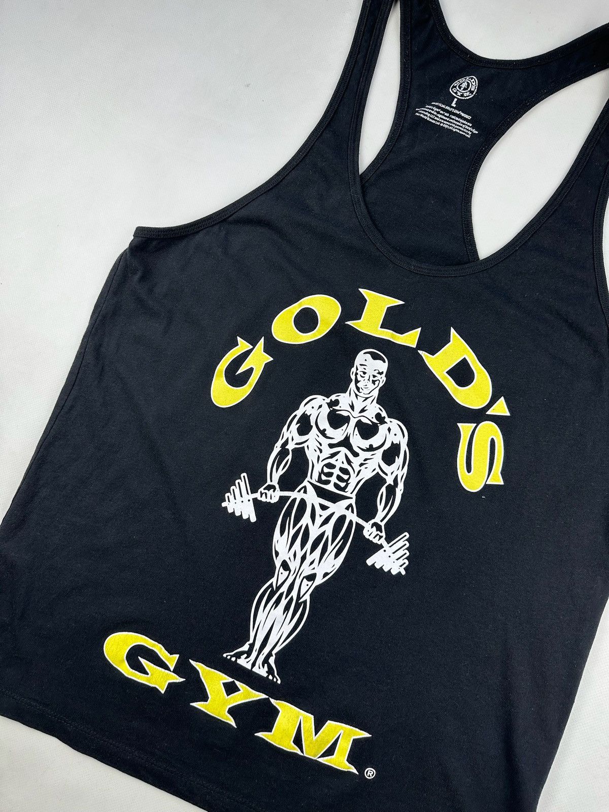 Vintage Golds Gym Shirt Mens Black Tank Top Size US L / EU 52-54 / 3 - 3 Thumbnail