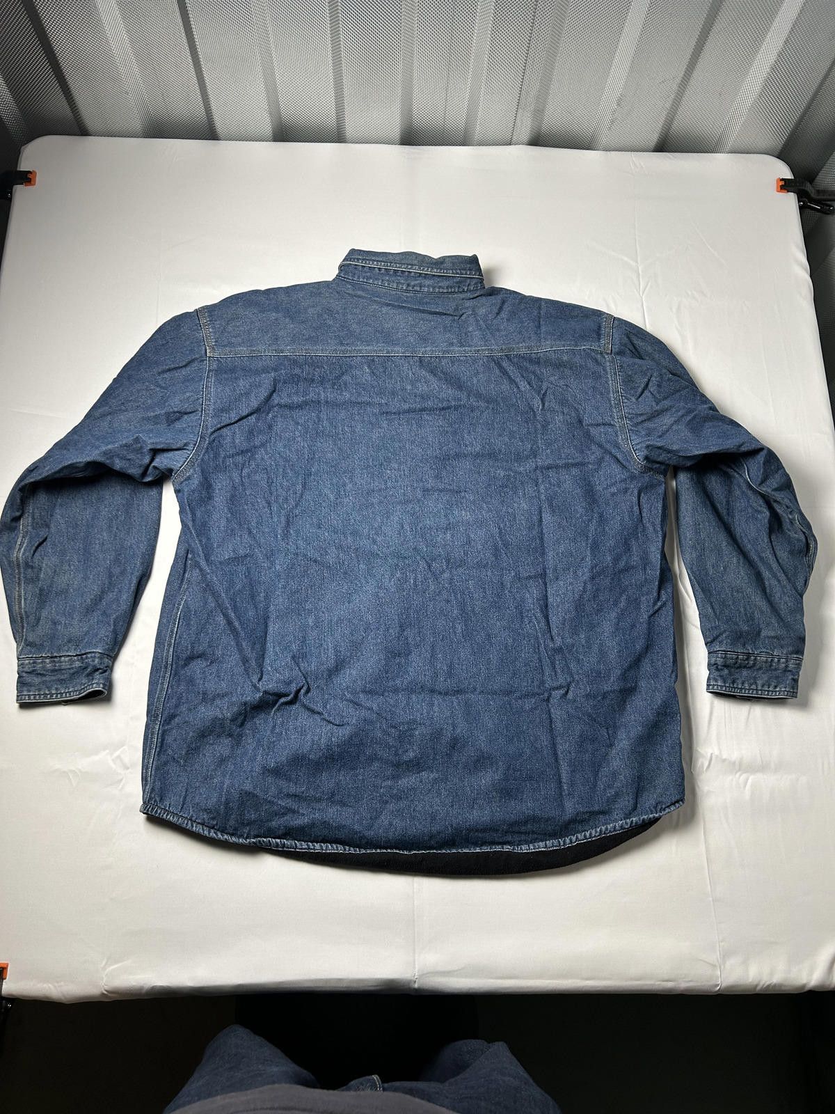 Carhartt Carhartt Denim Fleece Lined Pocket Overshirt Heavyweight Size US XL / EU 56 / 4 - 6 Thumbnail