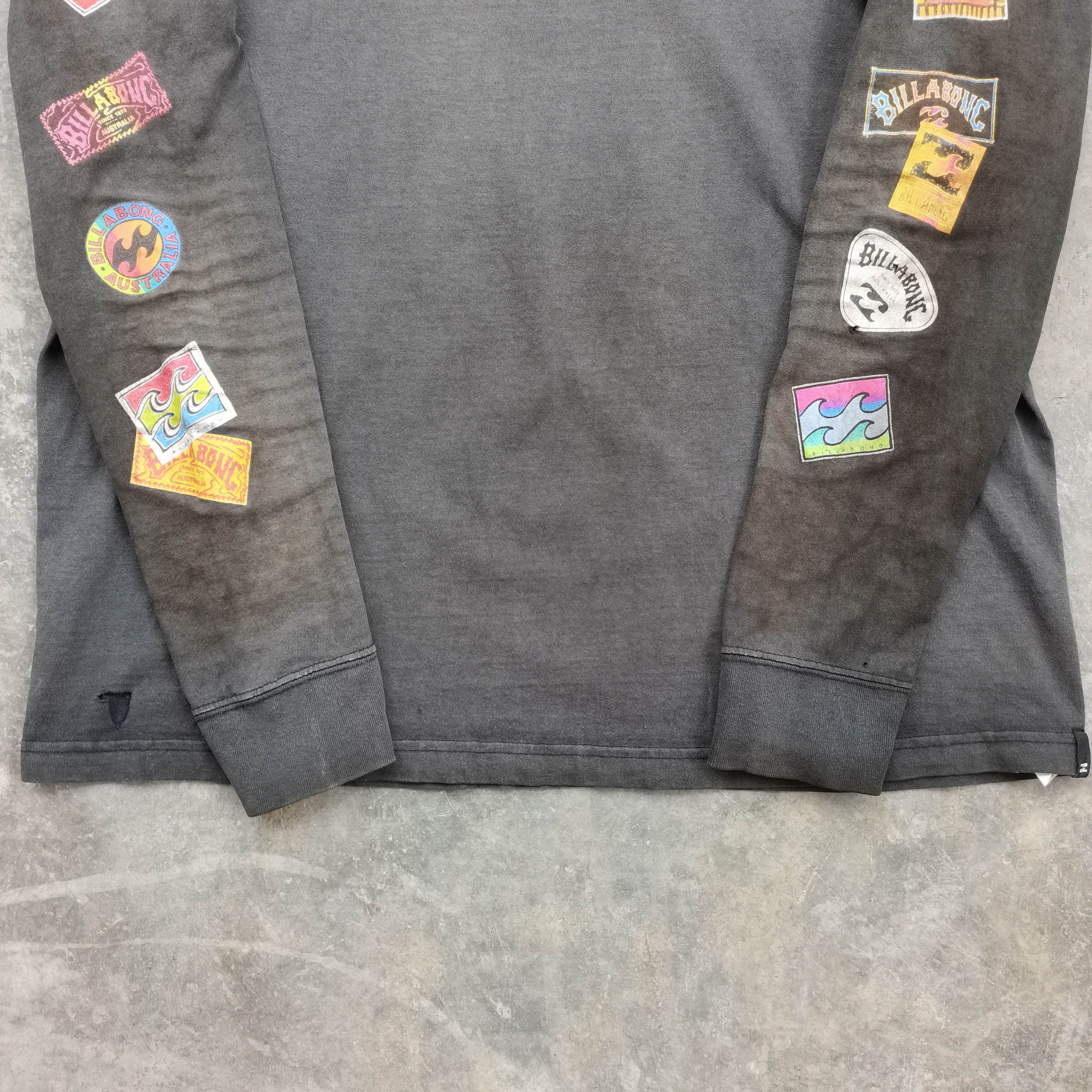 Billabong × Vintage Vintage Rare Billabong Distress Faded Re Issue Tshirt Size US XL / EU 56 / 4 - 3 Thumbnail
