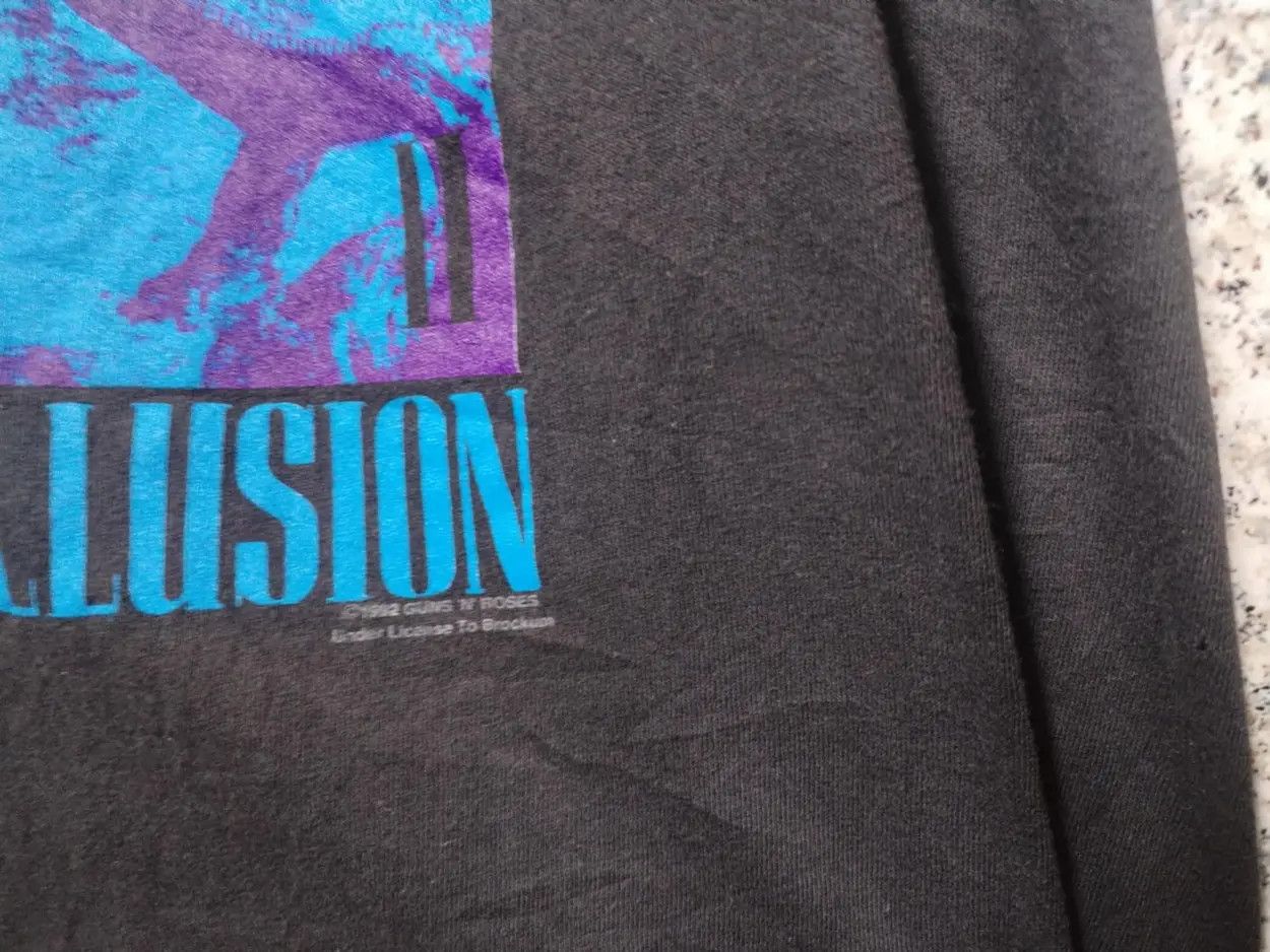 Metallica Guns N Roses Use Your Illusion 1992 band vintage tee size XL Size US S / EU 44-46 / 1 - 4 Thumbnail