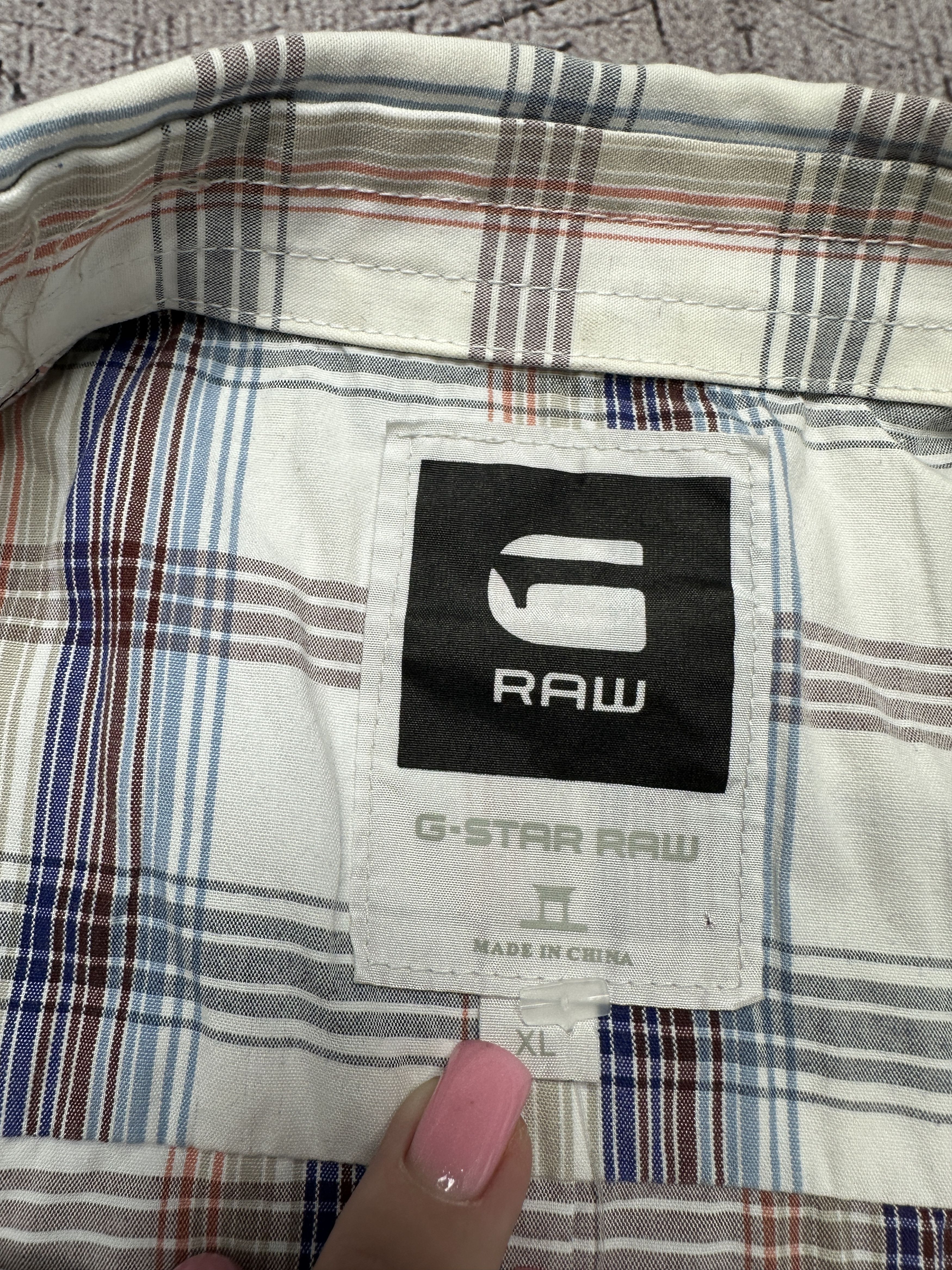 G-Star G Star Raw Mens Long Sleeve Check Shirt Size US XL / EU 56 / 4 - 4 Thumbnail