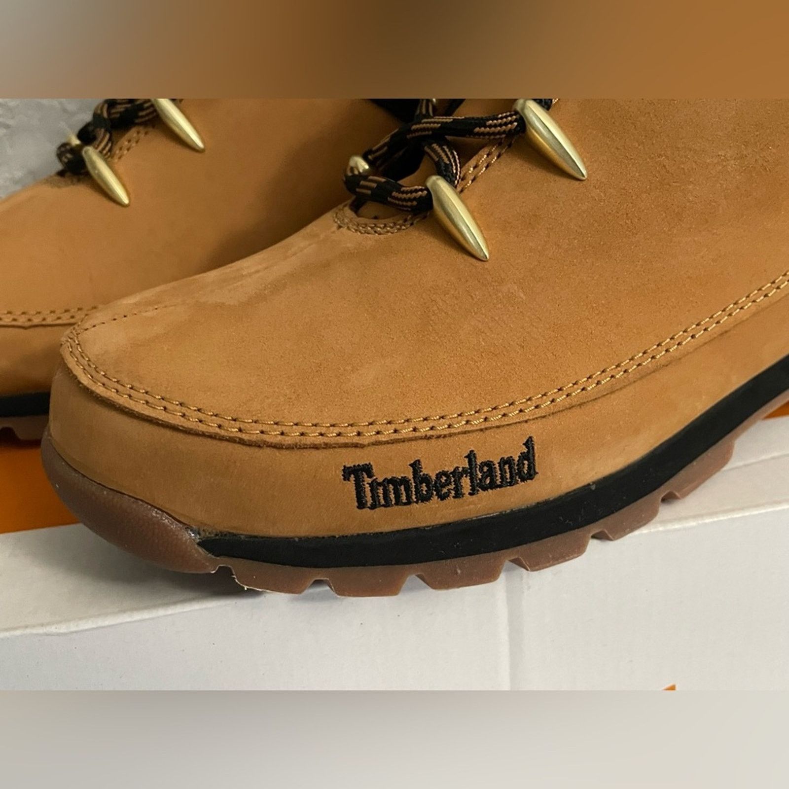 Timberland Timberland Euro Sprint Mid Lace Hiking Boot Nubuck Men 8 Size US 8 / EU 41 - 13 Thumbnail