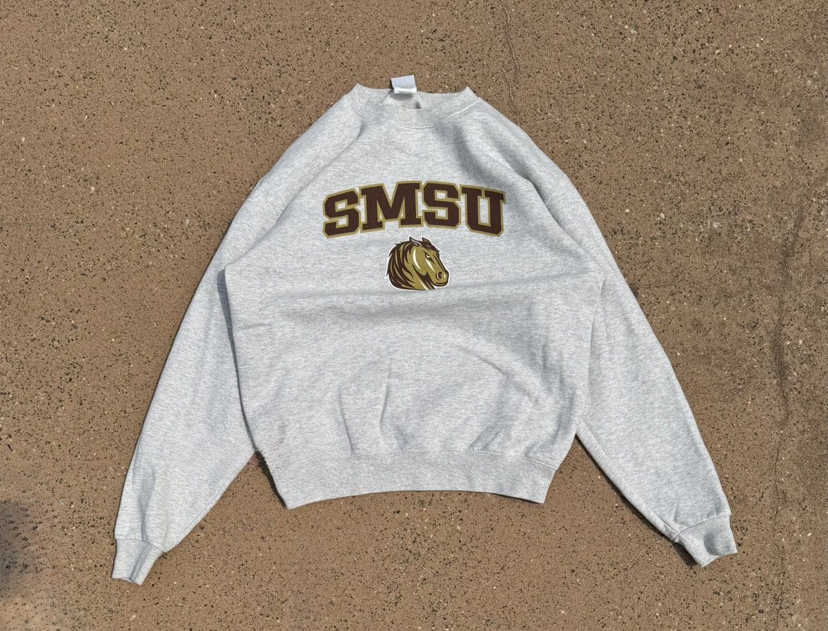 Champion Vintage Collegiate Sweatshirt "SMSU" Size US M / EU 48-50 / 2 - 1 Thumbnail