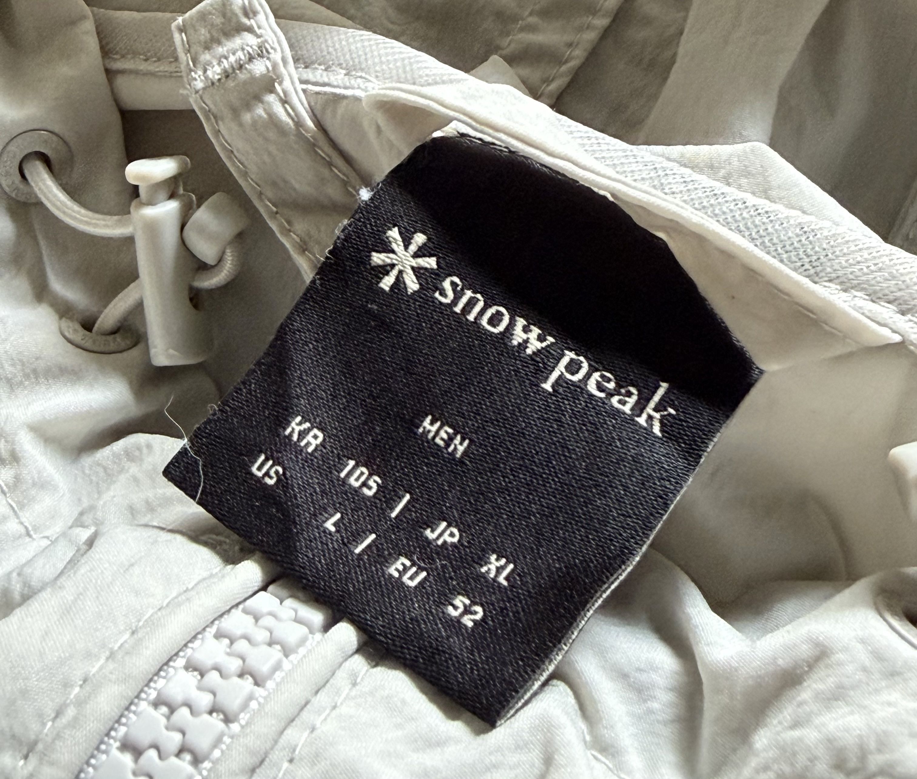 Snow Peak Snow Peak - Light rain jacket Size US L / EU 52-54 / 3 - 19 Thumbnail