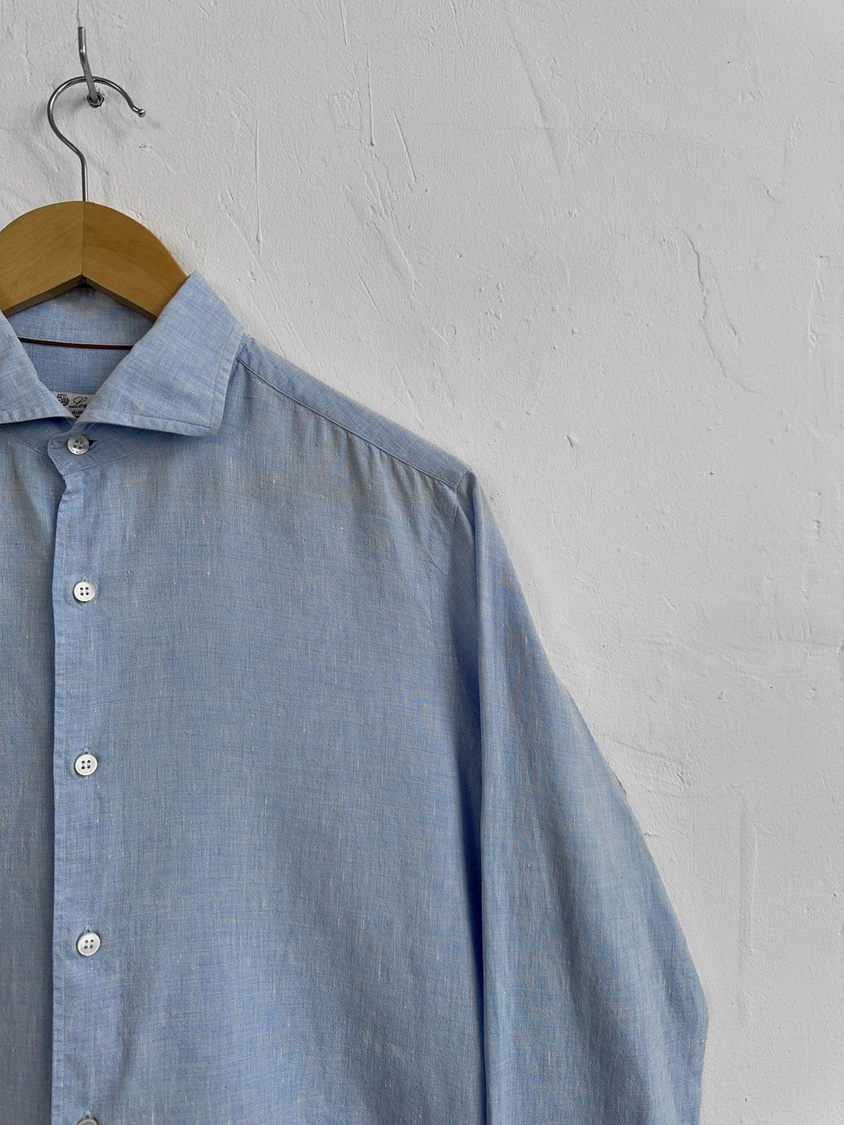 Loro Piana Loro Piana Linen Silk Shirt Size US M / EU 48-50 / 2 - 9 Thumbnail