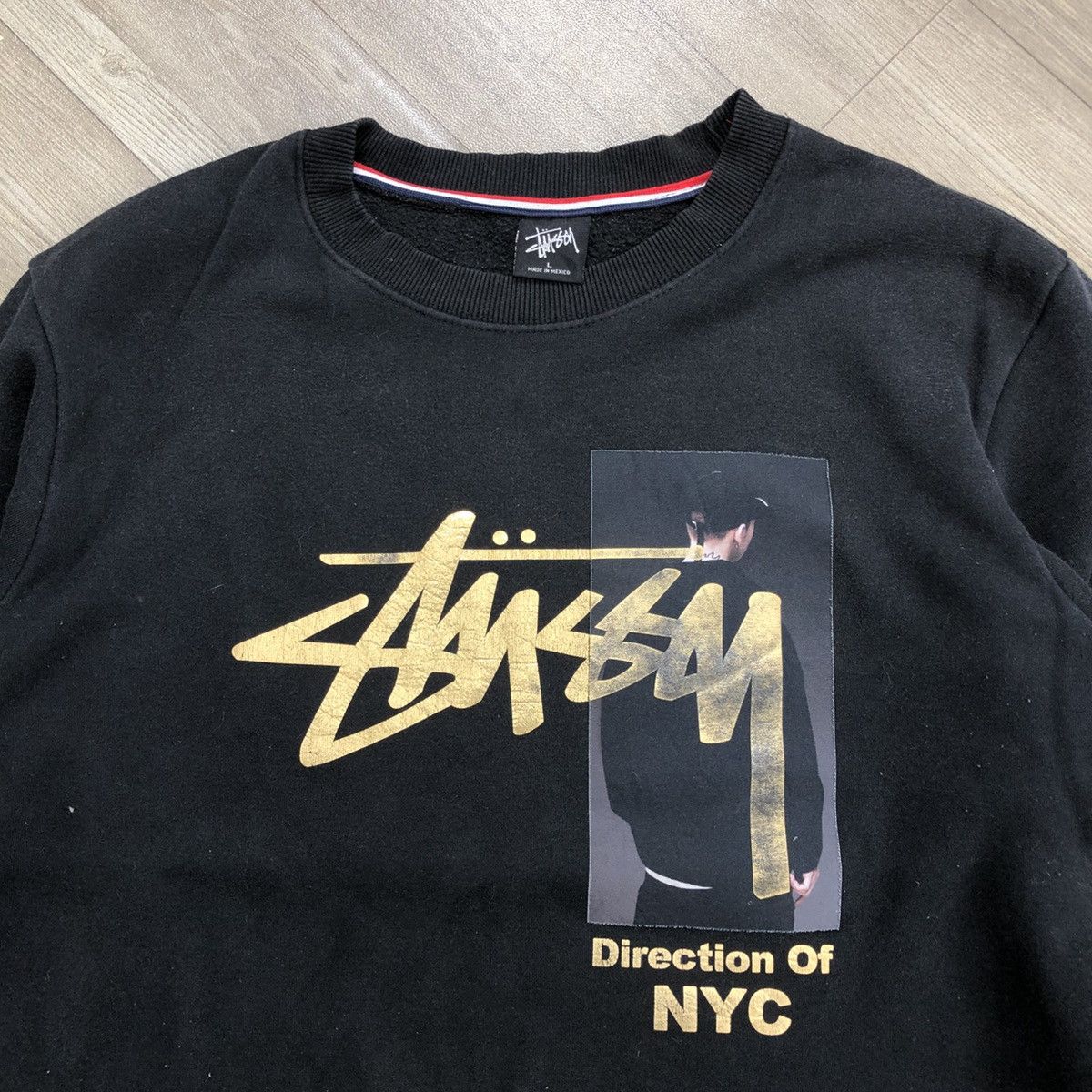 Stussy × Vintage 2000s Stussy Direction of NYC Sweatshirt Size US L / EU 52-54 / 3 - 2 Thumbnail