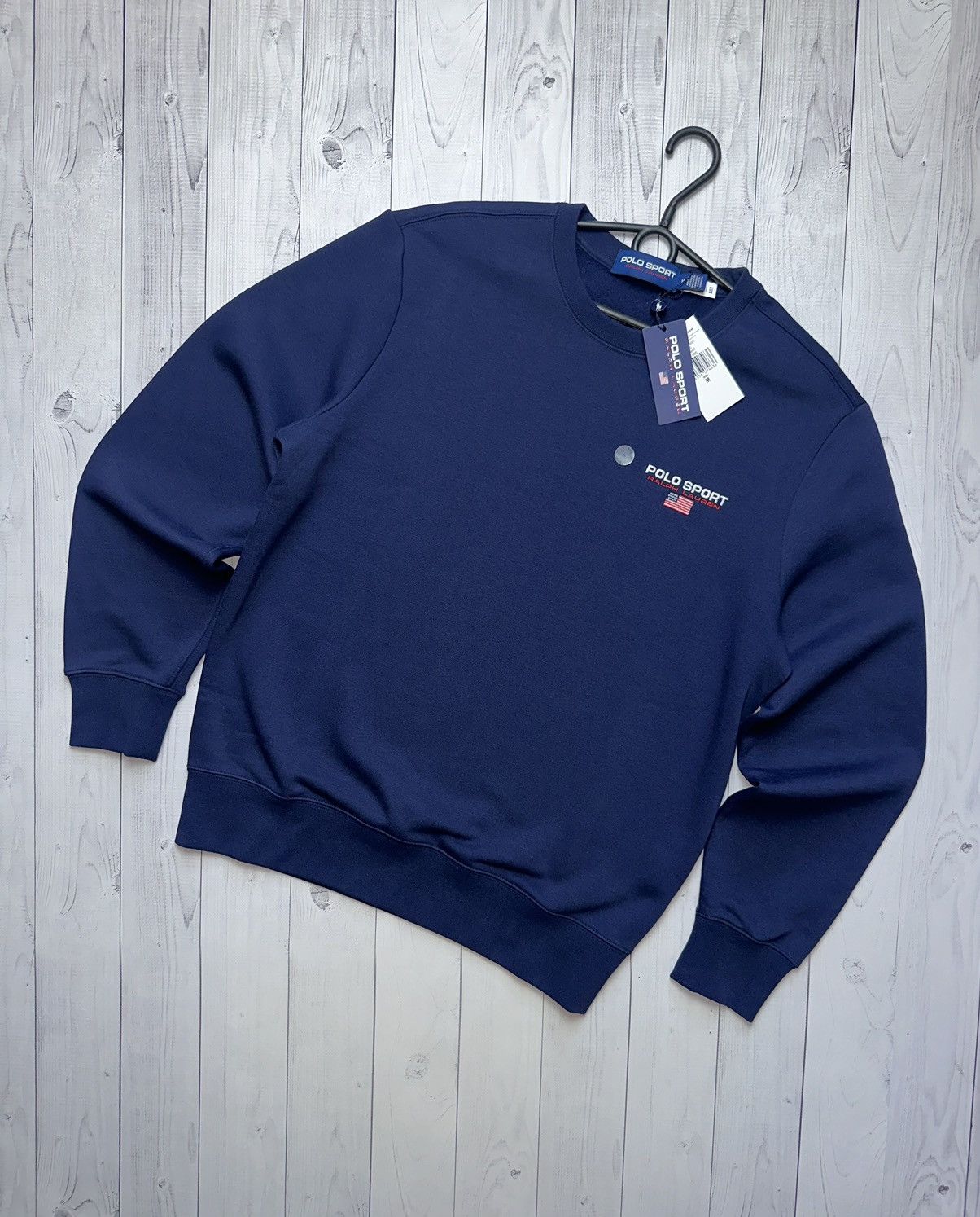 Polo Ralph Lauren Polo sport sweatshirt size M logo navy Size US M / EU 48-50 / 2 - 1 Thumbnail