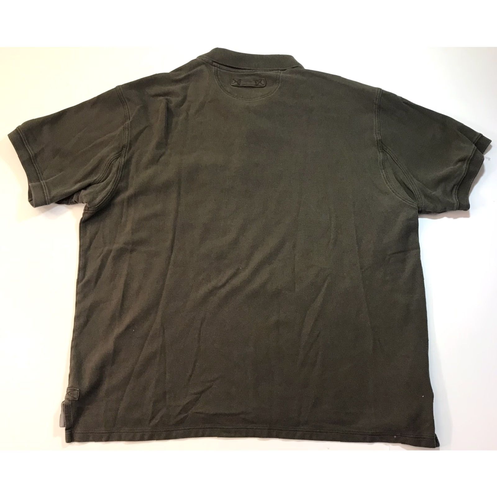 Vintage DULUTH Trading Polo Shirt Mens Short Sleeve Knit 100% Cotton Green 2XL Outdoors Casual Size US XXL / EU 58 / 5 - 4 Thumbnail
