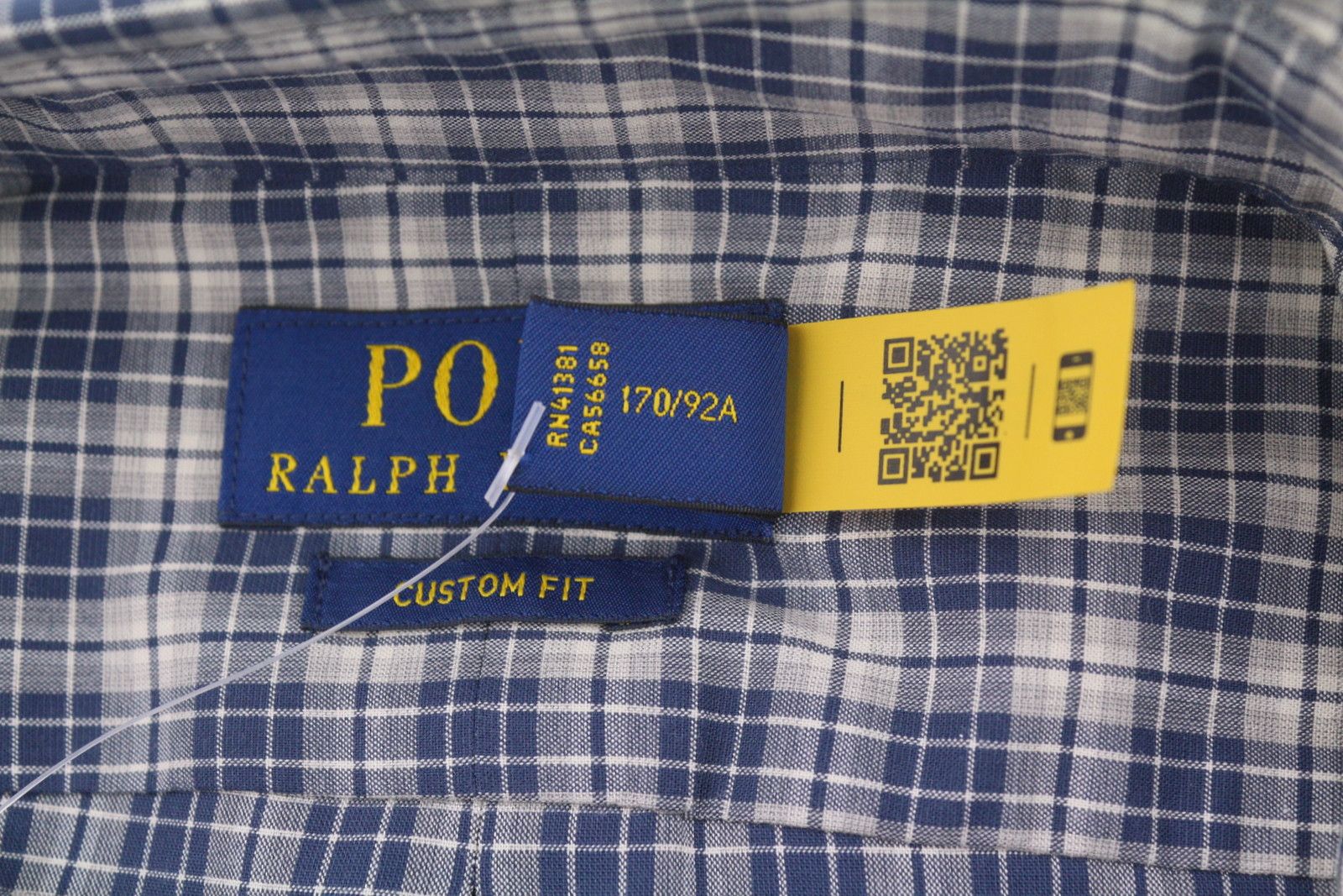 Ralph Lauren S Stretch Custom Fit Plaid Button-Down Logo 87011 Size US S / EU 44-46 / 1 - 7 Thumbnail
