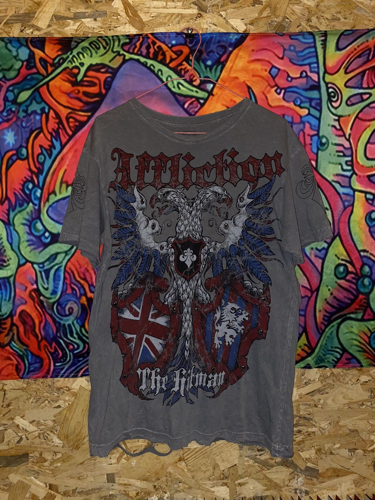 Affliction Avant garde Big Logo Affliction Made in USA T-shirt grey Size US M / EU 48-50 / 2 - 1 Thumbnail
