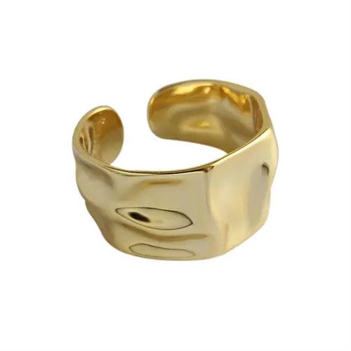 Other Concave Convex Irregular Surface Ring Size ONE SIZE - 6 Thumbnail