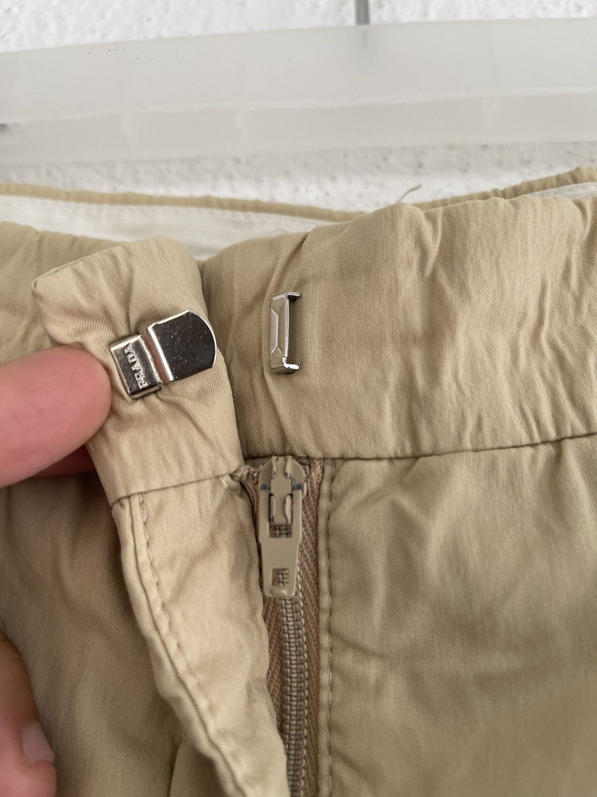 Prada Prada Tapered Pants Slacks Roll Up Stretch Size US 31 - 4 Thumbnail