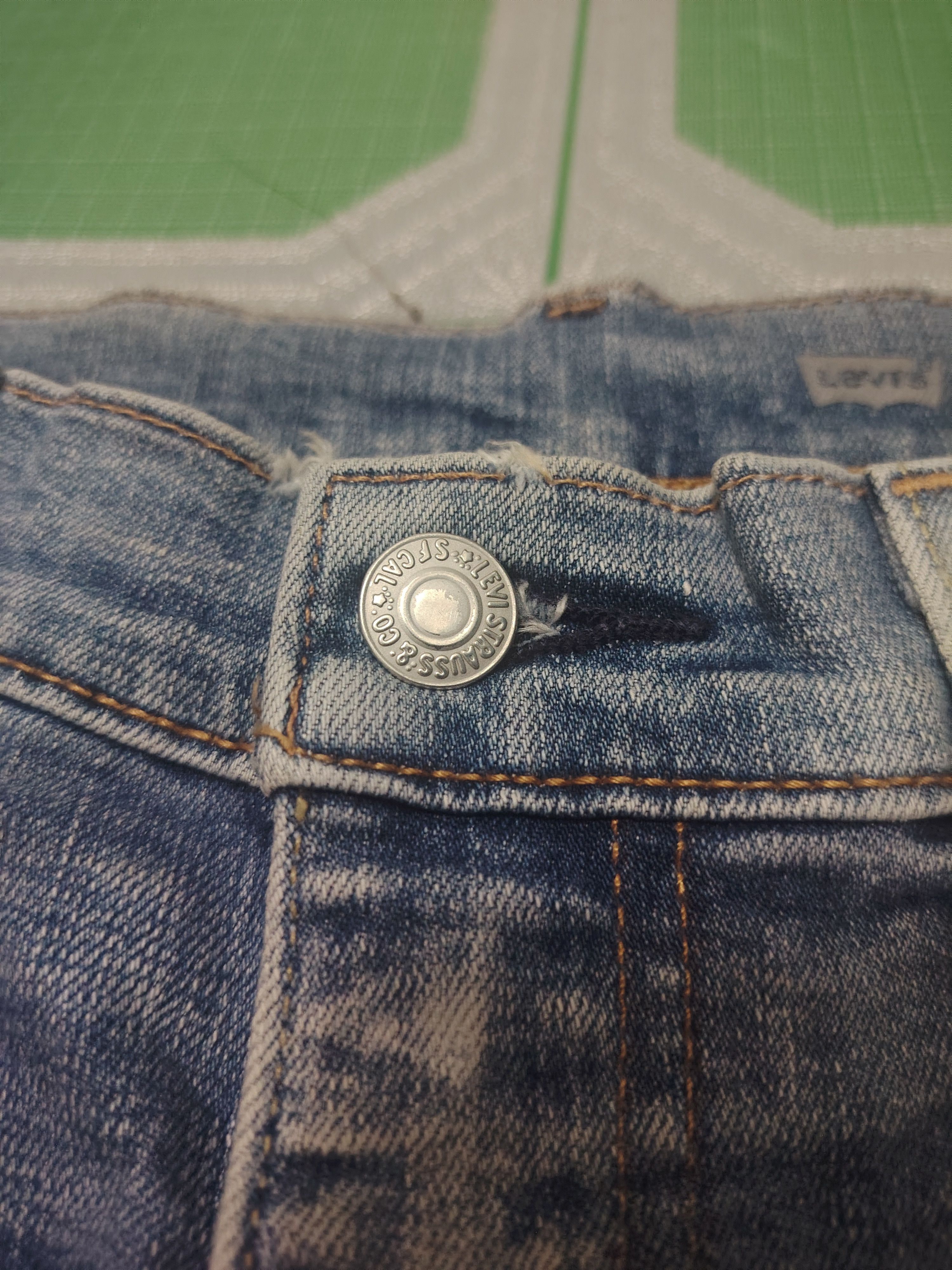 Levi's Distressed Thrashed Levi's 512 Big E Stretch Jeans Size US 34 / EU 50 - 6 Thumbnail