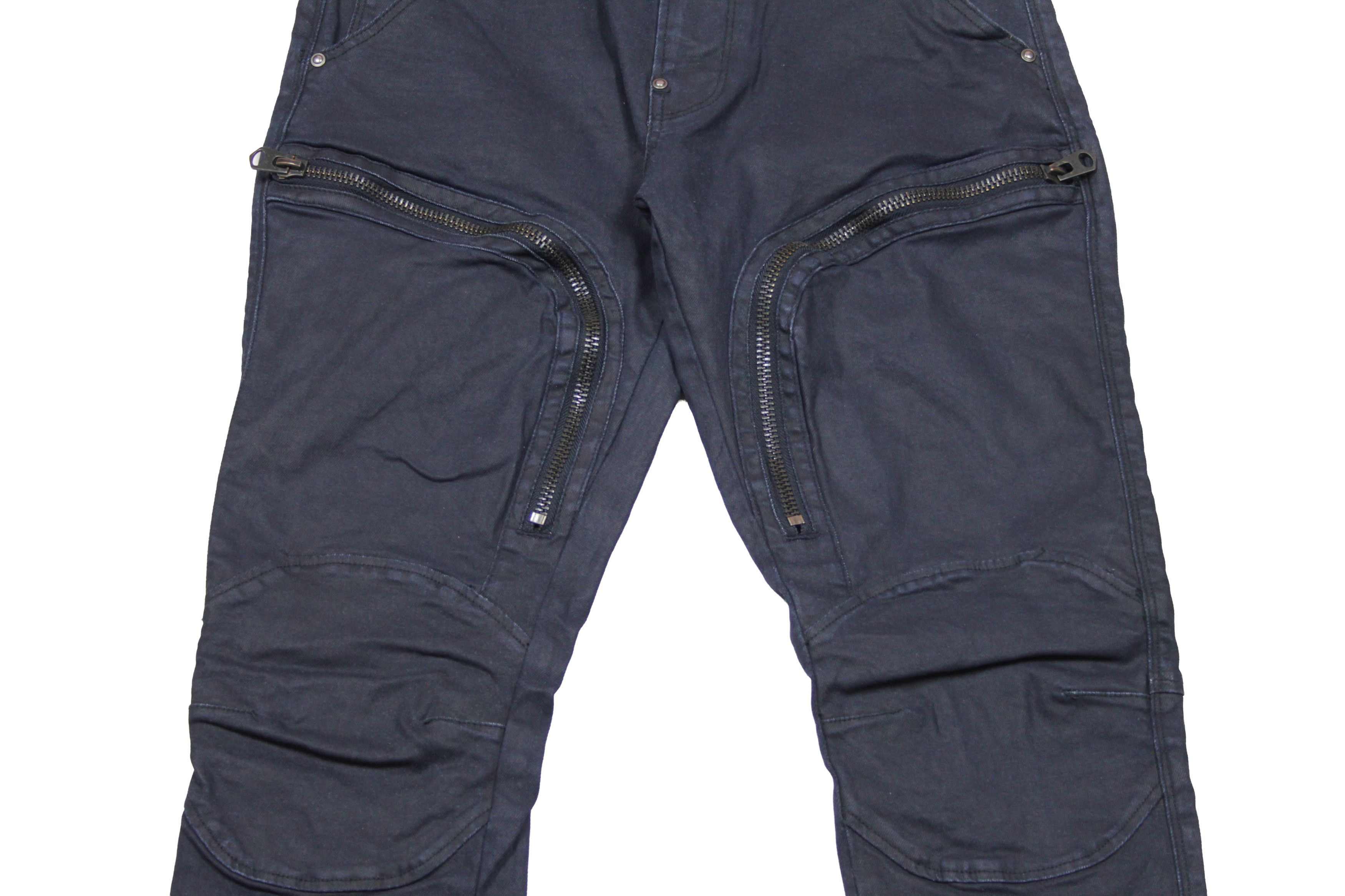 G-Star Raw Air Defence Zip Skinny Biker Jeans Size US 29 - 4 Thumbnail