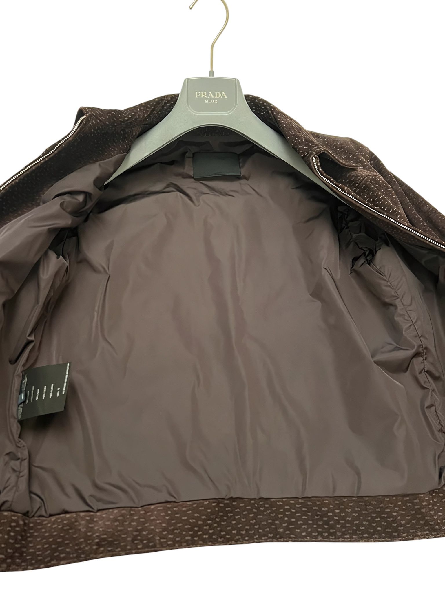 Prada LAMBSKIN SUEDE LEATHER JACKET Size S / US 4 / IT 40 - 2 Thumbnail