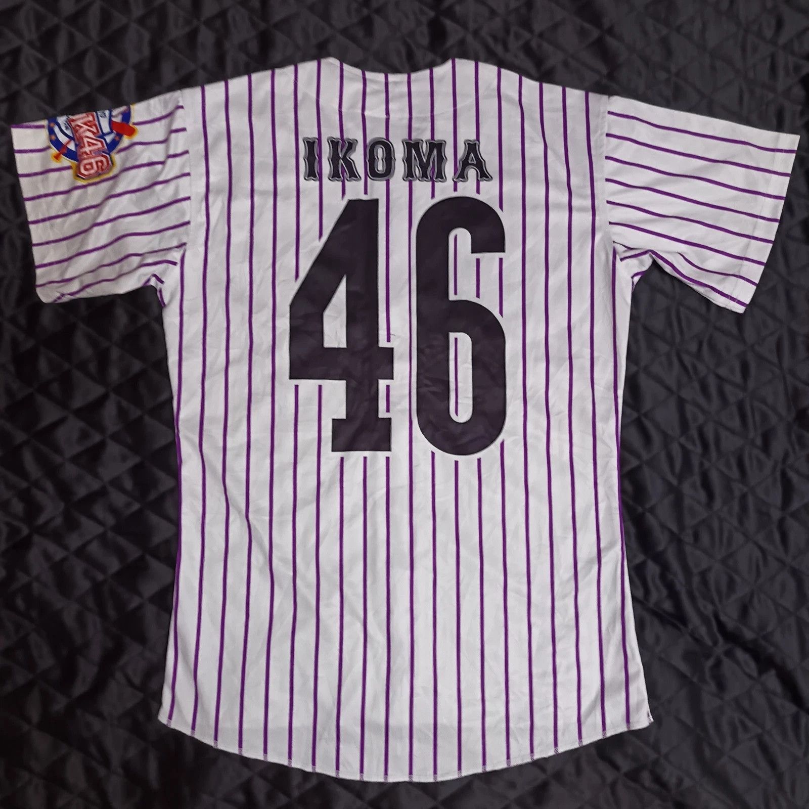 Band Tees Nogizaka46 Rina Ikoma 生駒 里奈 J-Pop Idol Baseball Jersey Size US M / EU 48-50 / 2 - 5 Thumbnail