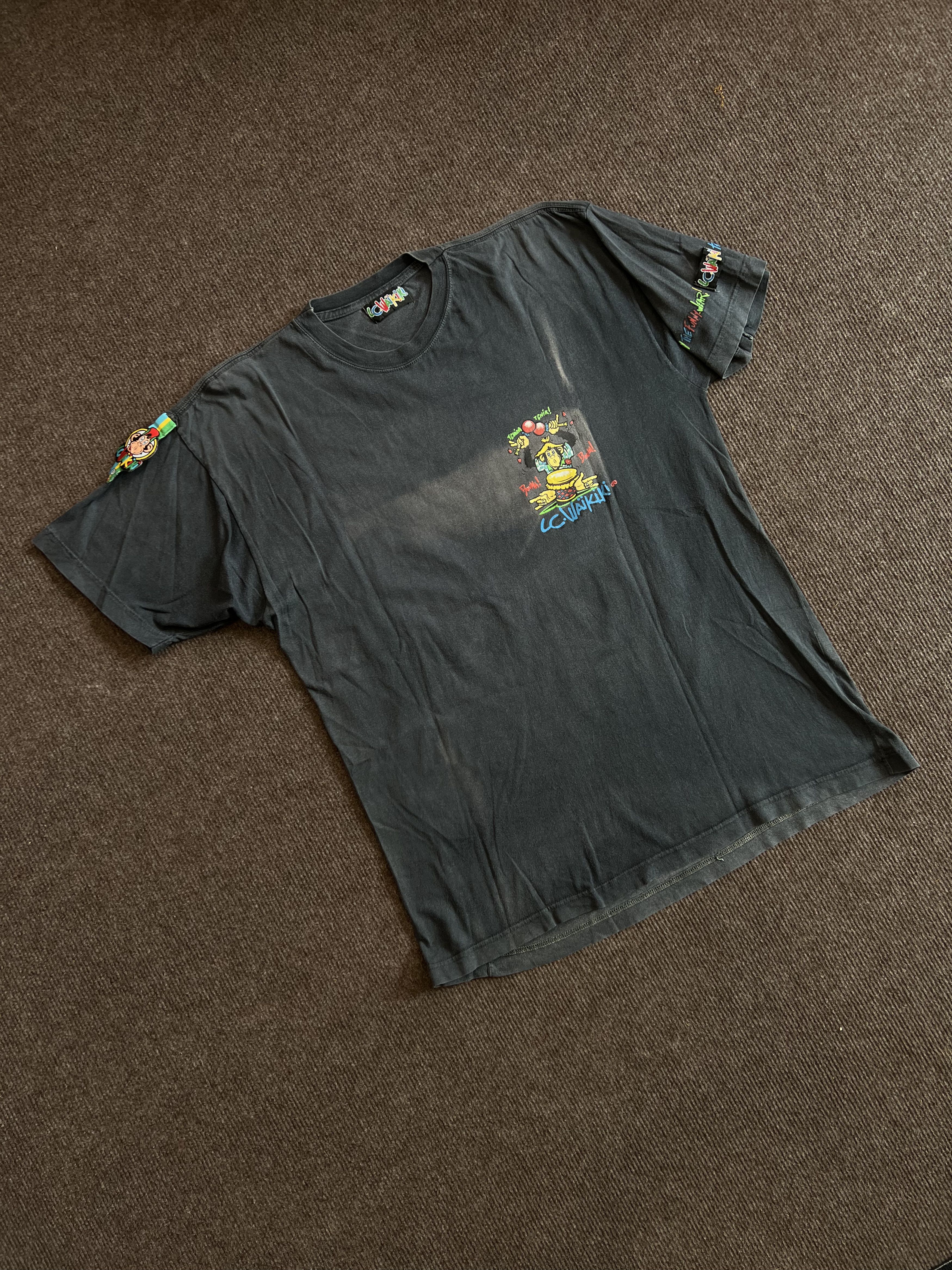 Vintage Vintage 90s L.C. Waikiki Monkey 007 Secret Service T-Shirt Size US XL / EU 56 / 4 - 5 Thumbnail