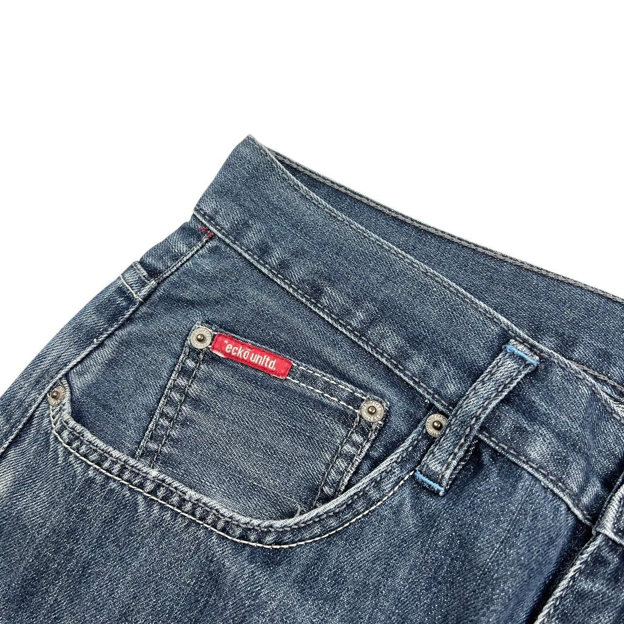Ecko Unltd. Vintage Ecko Unltd Baggy Embroidered Jeans - Waist: 32” Size US 32 / EU 48 - 5 Thumbnail