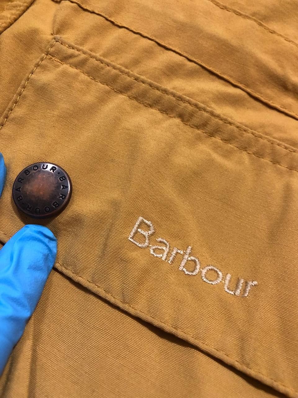 Barbour yellow Barbour jacket Y2K logo vintage luxury Streetwear Size US XL / EU 56 / 4 - 5 Thumbnail